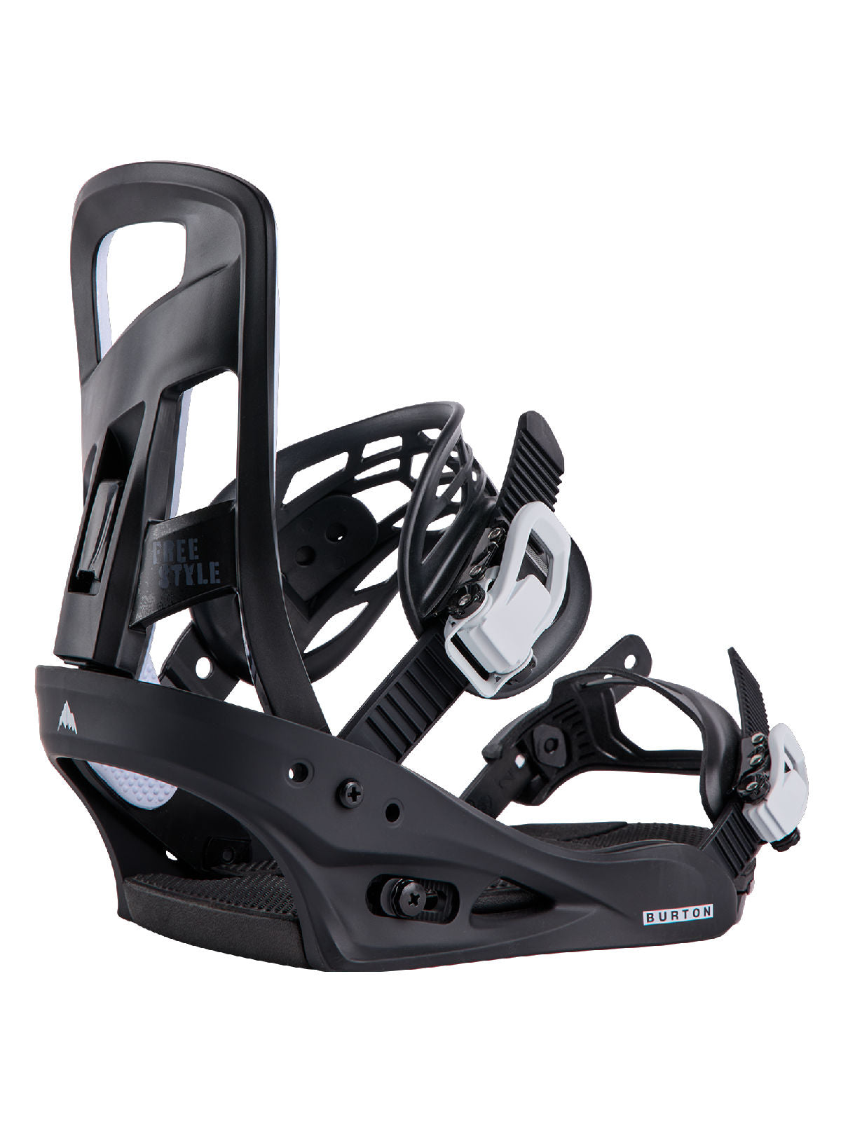 Men's Burton Freestyle Re:Flex Snowboard Bindings - Black - Burton Bindings Strap