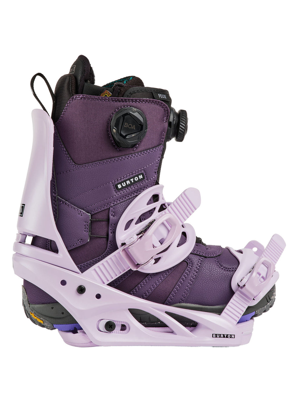 Women's Burton Lexa Re:Flex Snowboard Bindings - Moondust Purple - Burton Bindings Strap - alternate view 5