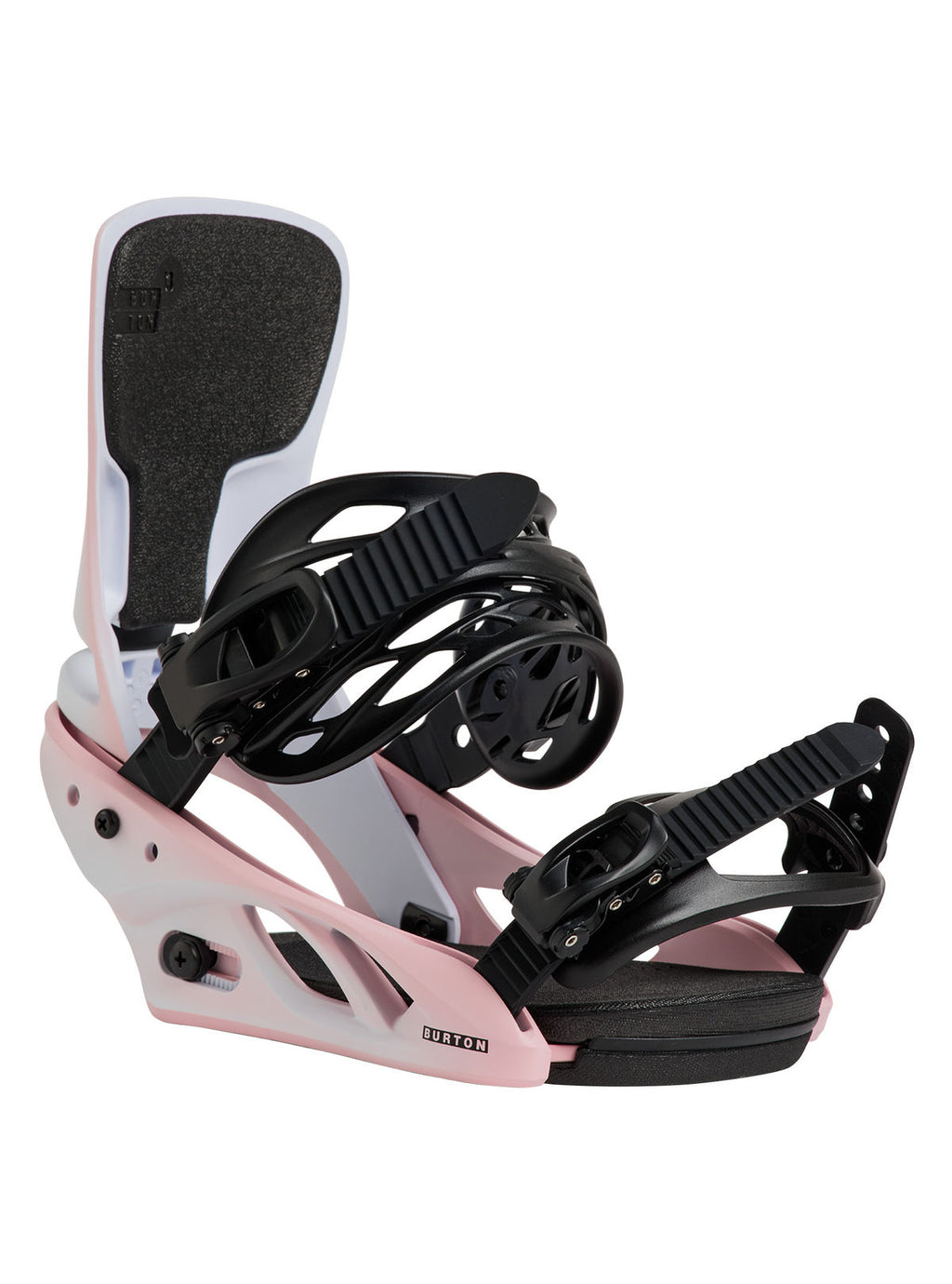 Women's Burton Lexa Re:Flex Snowboard Bindings - Pink Outline - Burton Bindings Strap - alternate view 2