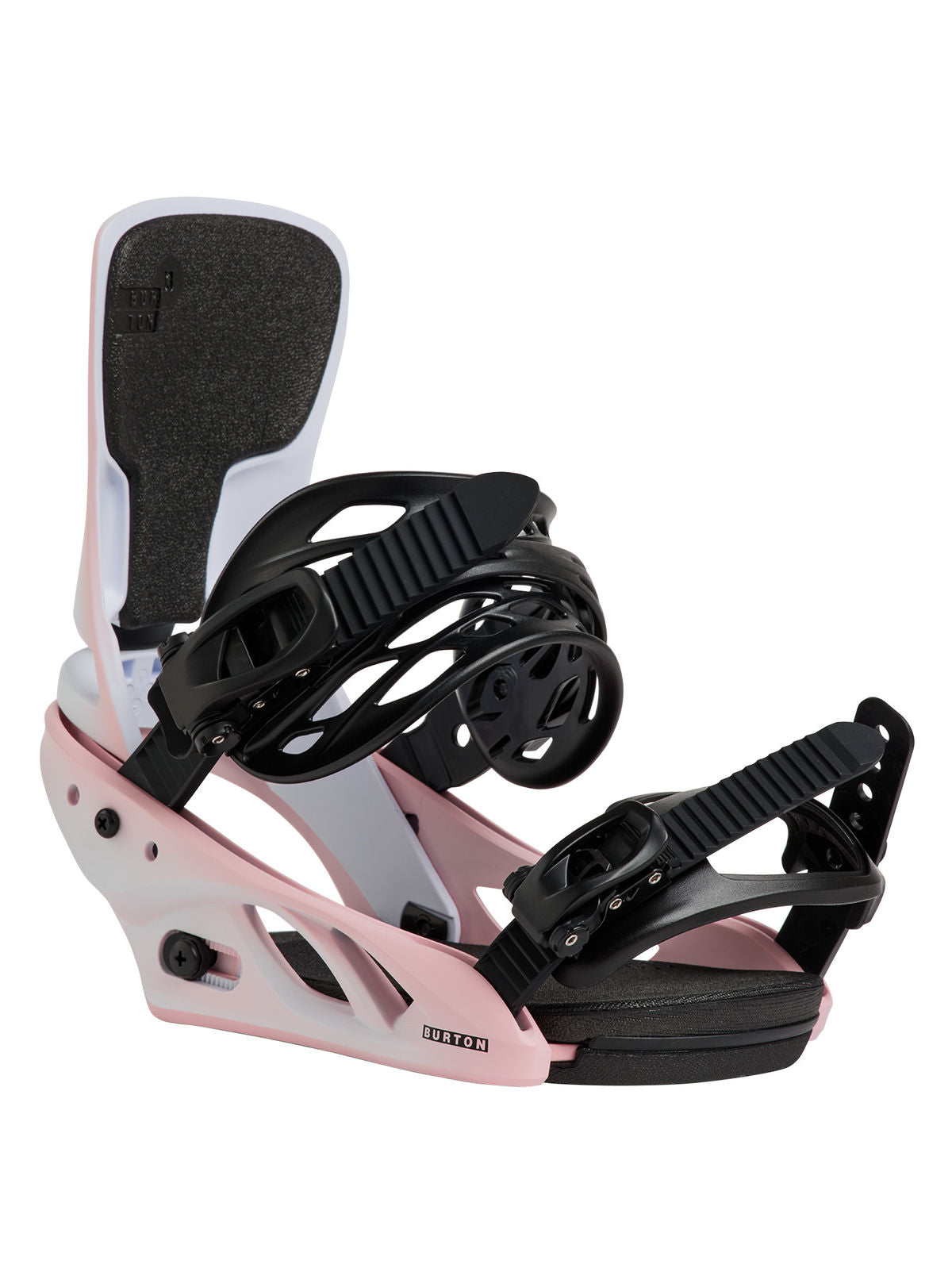 Women's Burton Lexa Re:Flex Snowboard Bindings - Pink Outline - Burton Bindings Strap - alternate view 2