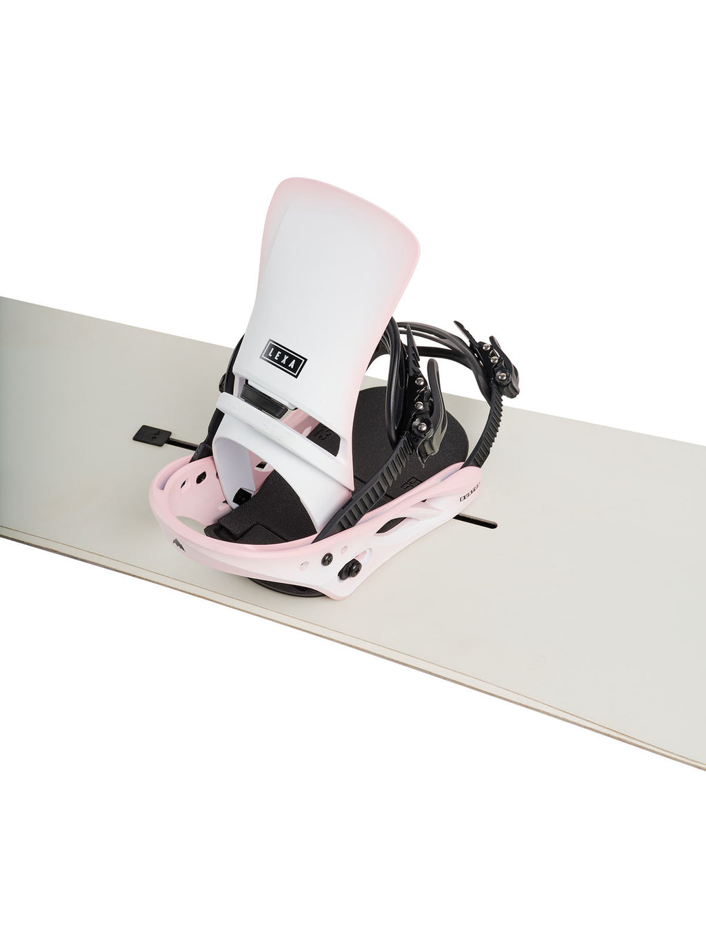 Women's Burton Lexa Re:Flex Snowboard Bindings - Pink Outline - Burton Bindings Strap - alternate view 6