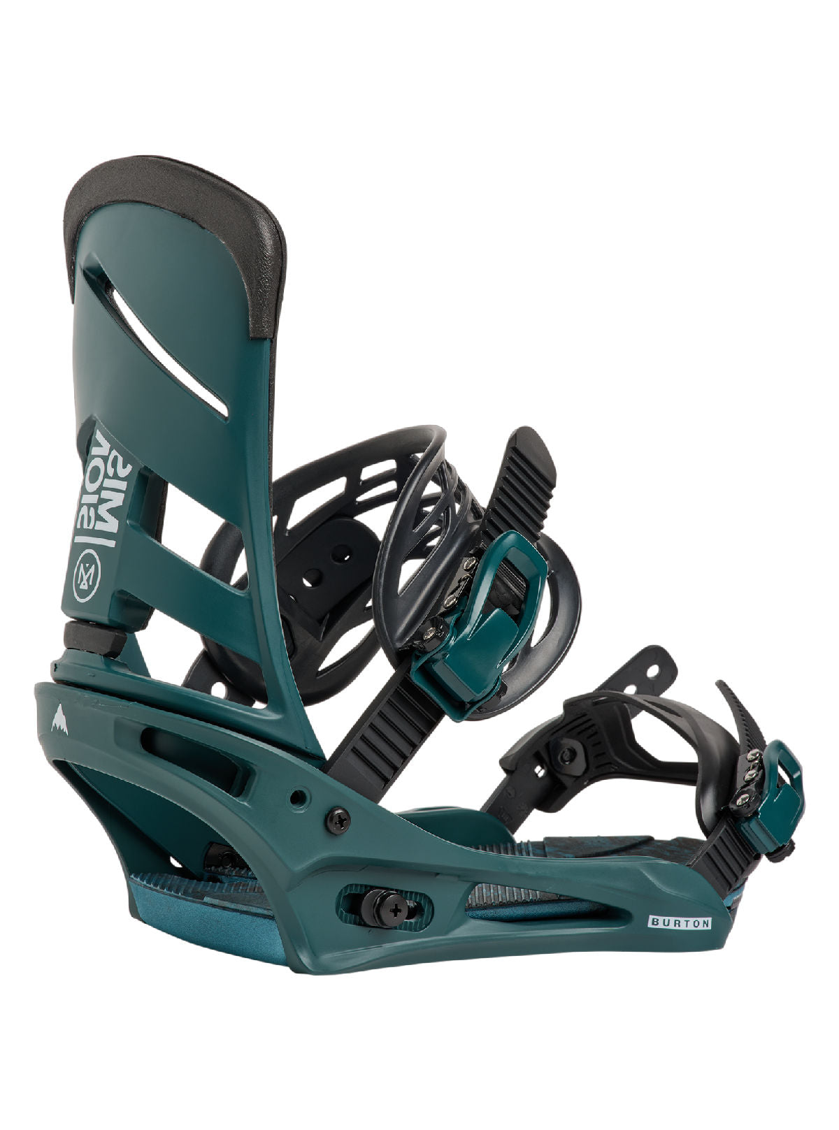 Men's Burton Mission Re:Flex Snowboard Bindings - Atlantic Teal - Burton Bindings Strap