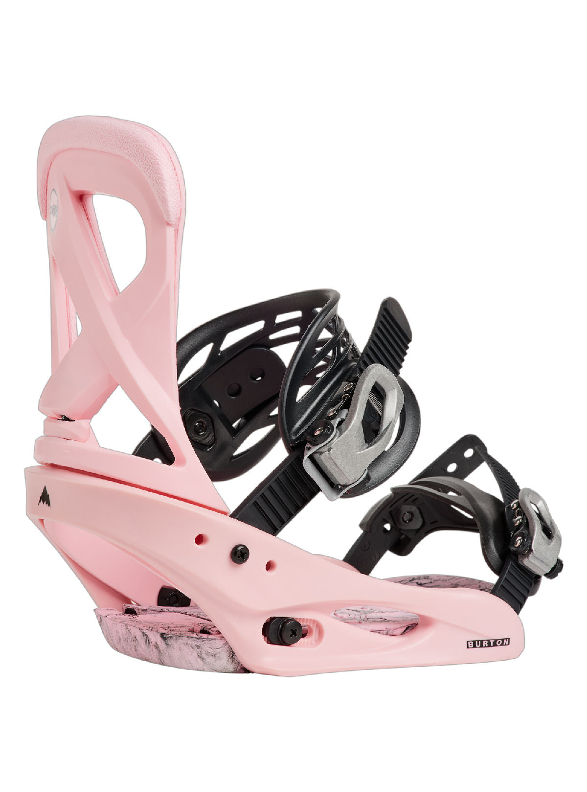 Women's Burton Scribe Re:Flex Snowboard Bindings - Pink - Burton Bindings Strap