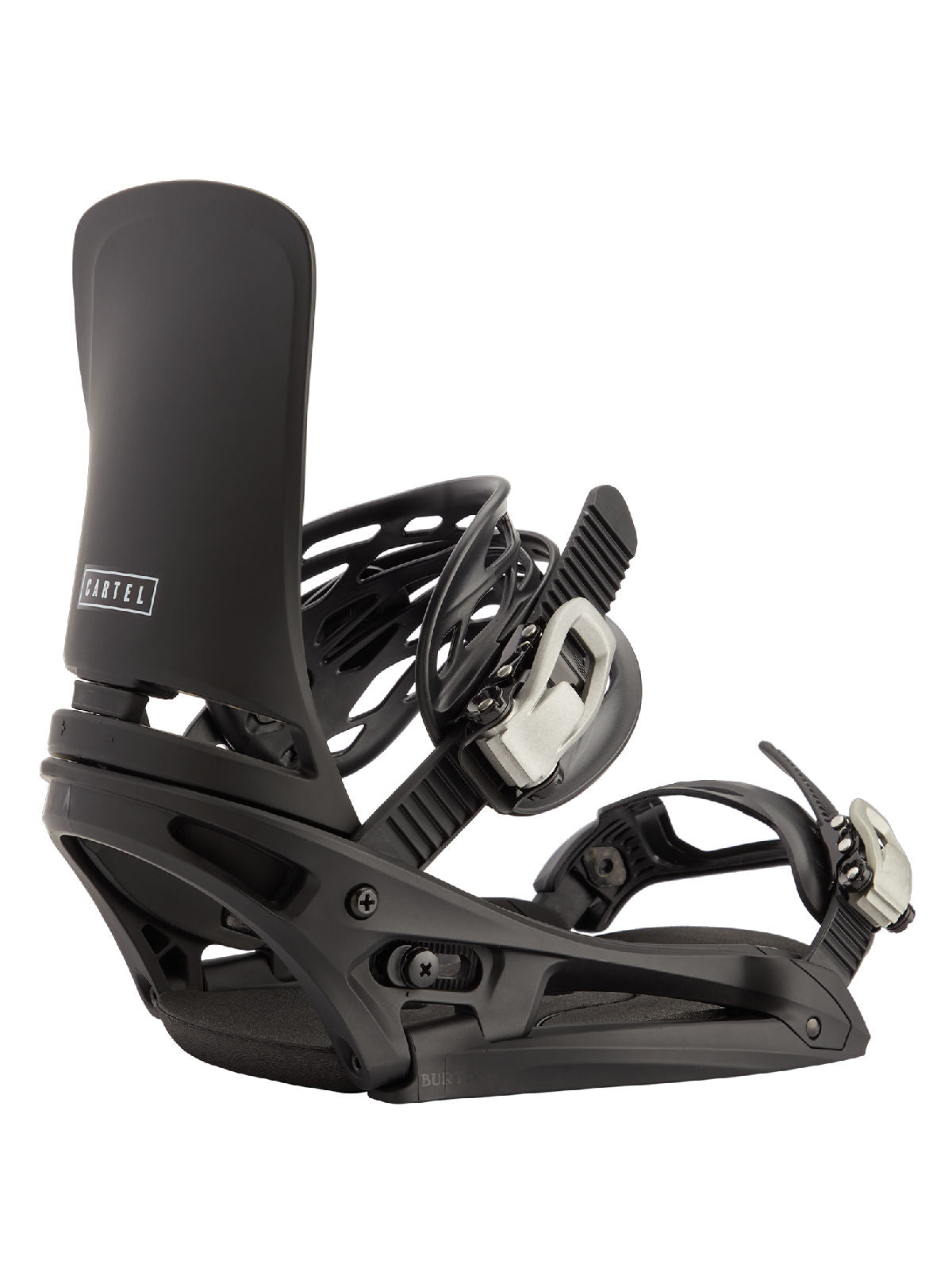 Men's Burton Cartel EST Snowboard Bindings - Black - Burton Bindings Strap