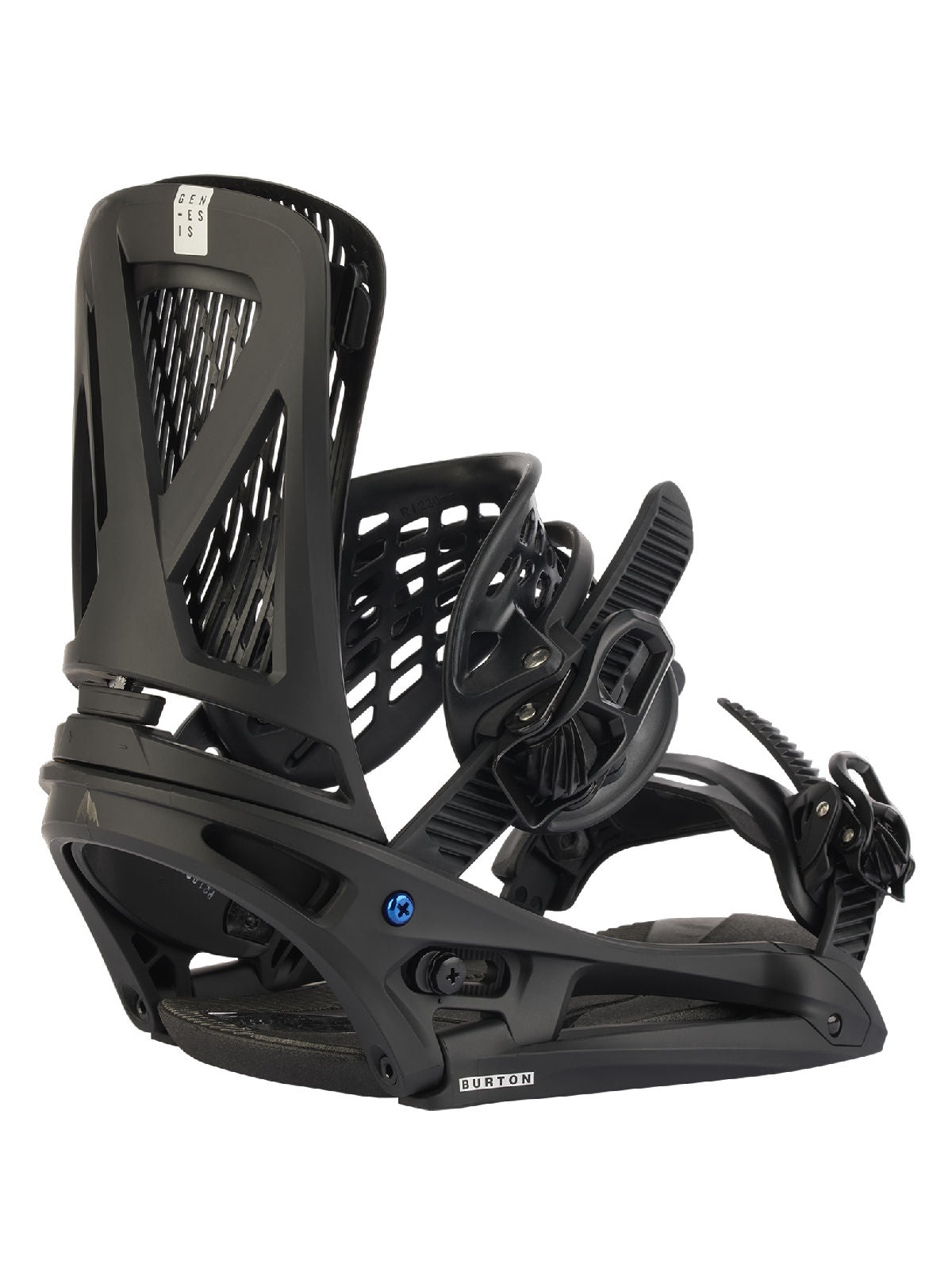 Men's Burton Genesis EST Snowboard Bindings - Black - Burton Bindings Strap