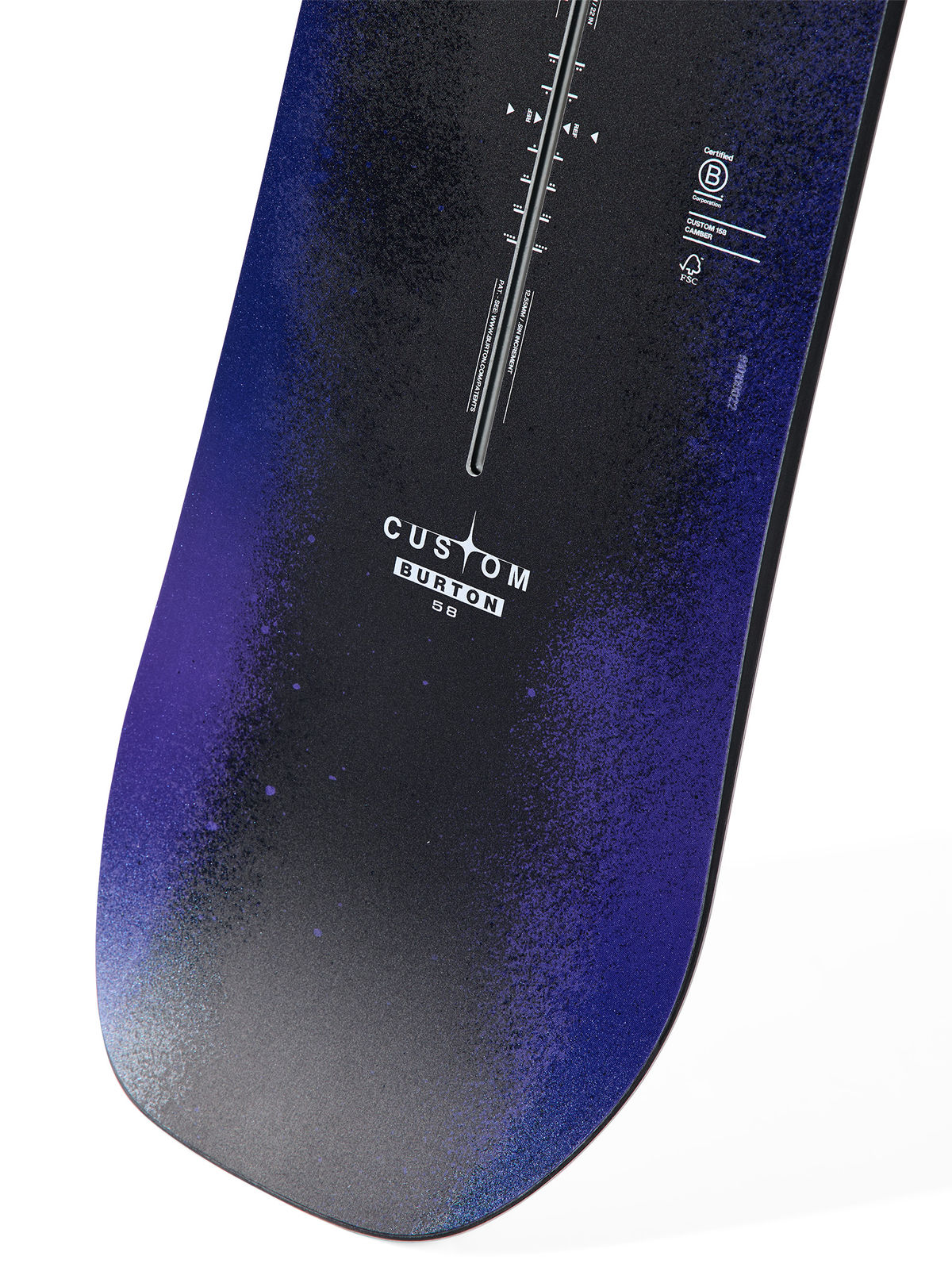 Men's Burton Custom Camber Snowboard - Faded - Burton All Mountain - alternate view 2
