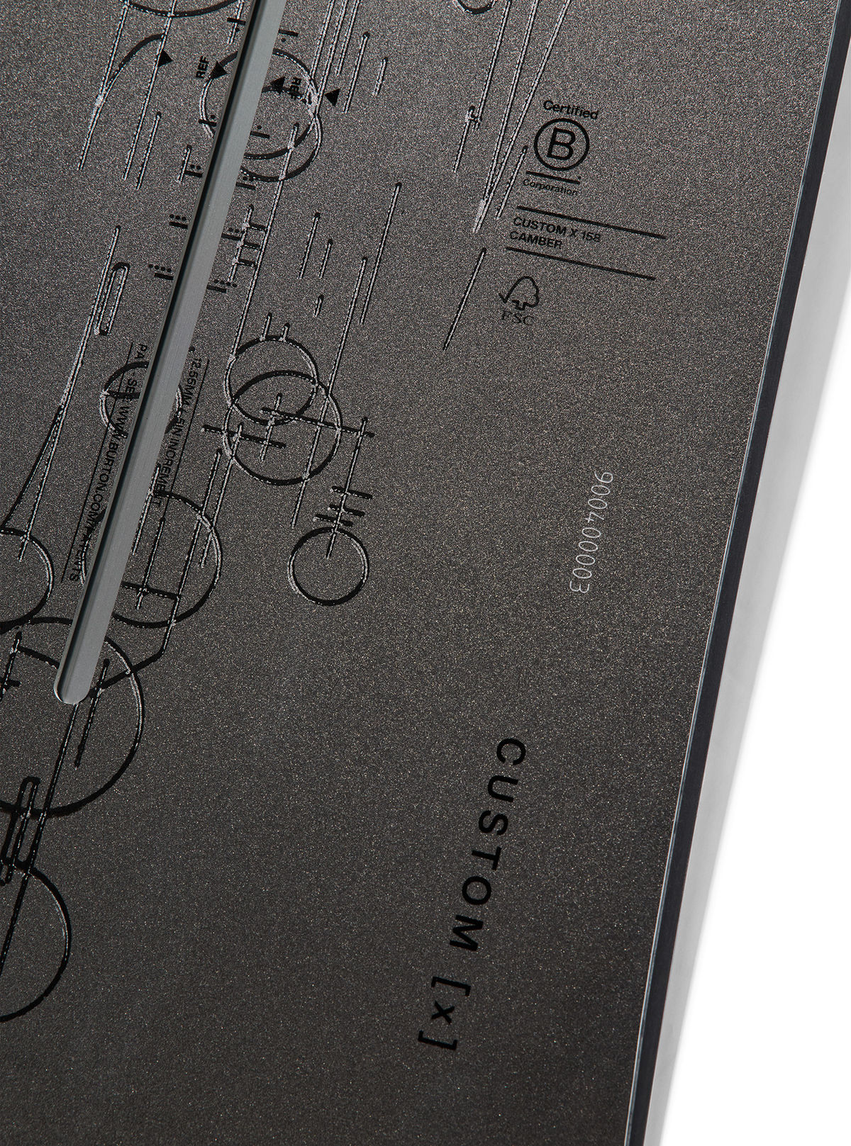 Men's Burton Custom X Camber Snowboard - Etched - Burton All Mountain - alternate view 2