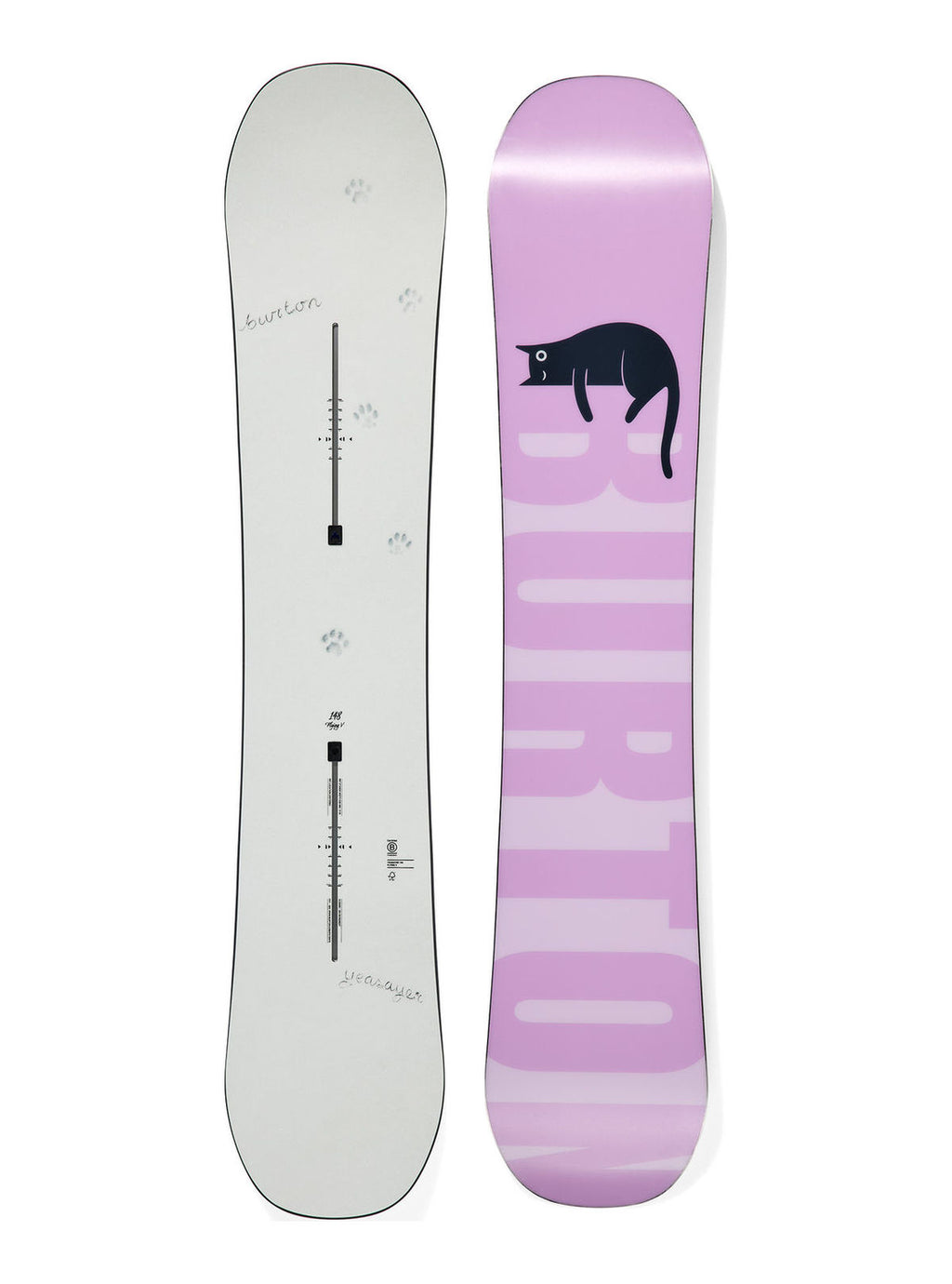 Women's Burton Yeasayer Flying V Snowboard - Paws - Burton All Mountain