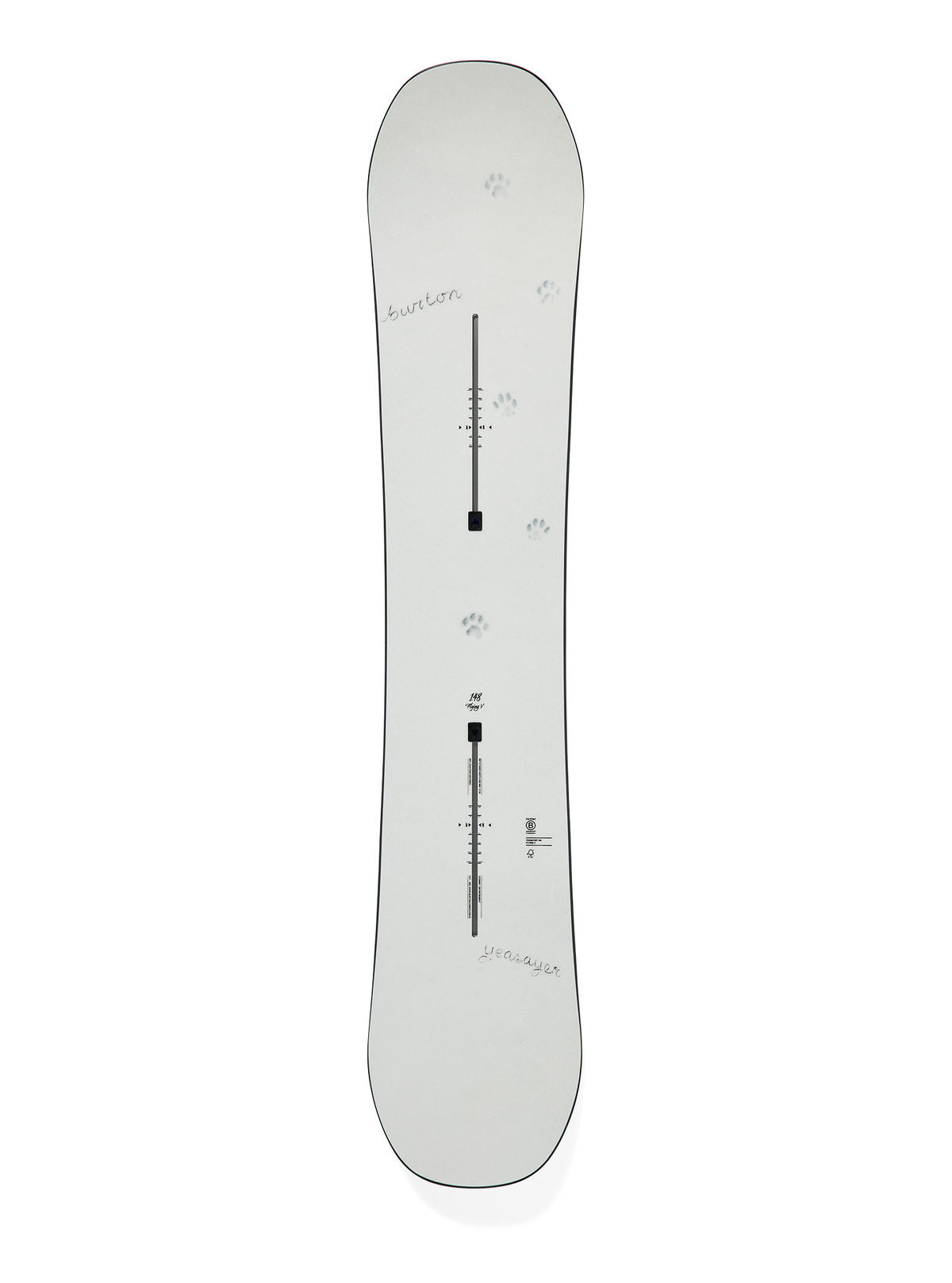 Women's Burton Yeasayer Flying V Snowboard - Paws - Burton All Mountain - alternate view 6