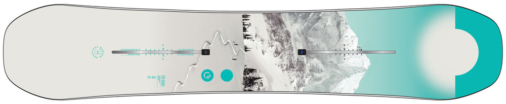 Women's Burton Feelgood Flying V Snowboard - First Tracks - Burton All Mountain - alternate view 3