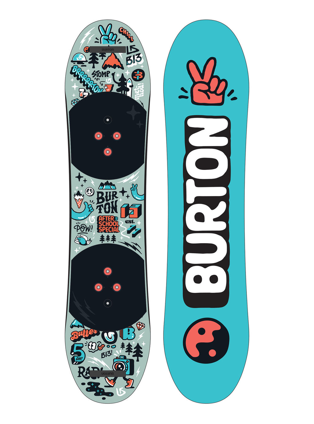 Kids' Burton After School Special Snowboard & Binding Package - Default Title - Burton All Mountain