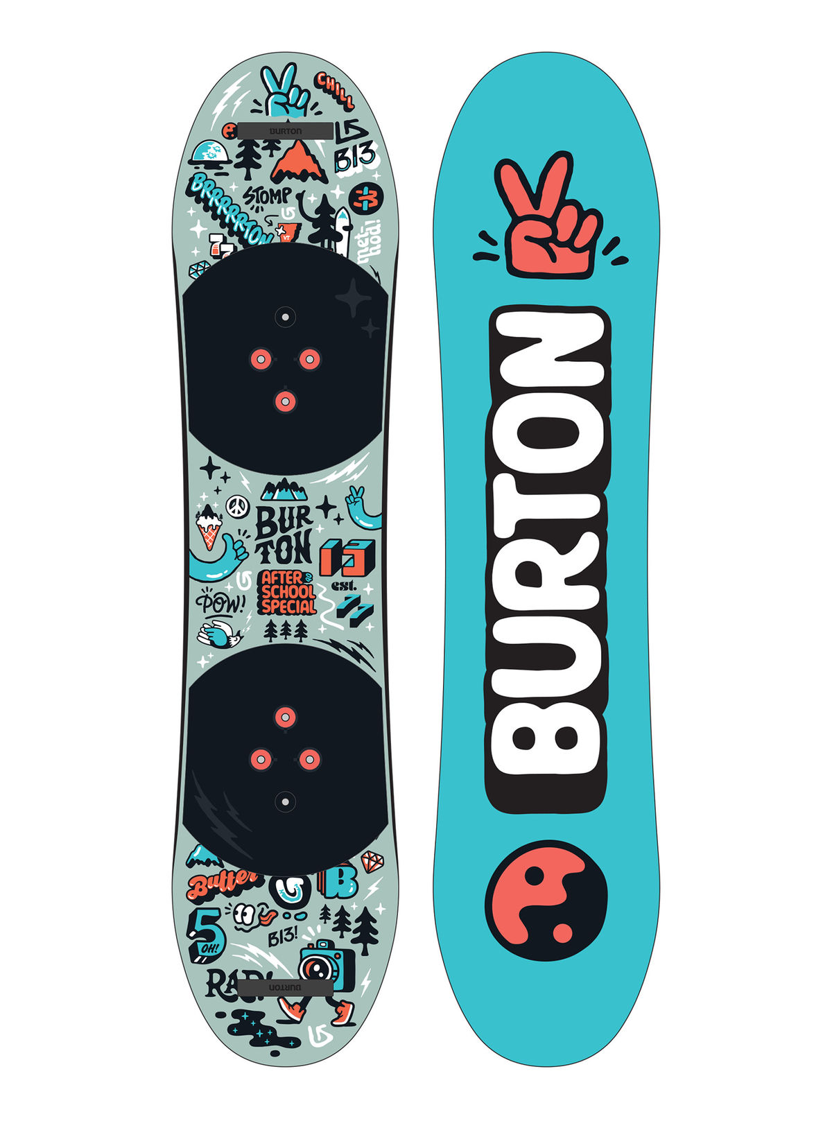 Kids' Burton After School Special Snowboard & Binding Package - Default Title - Burton All Mountain