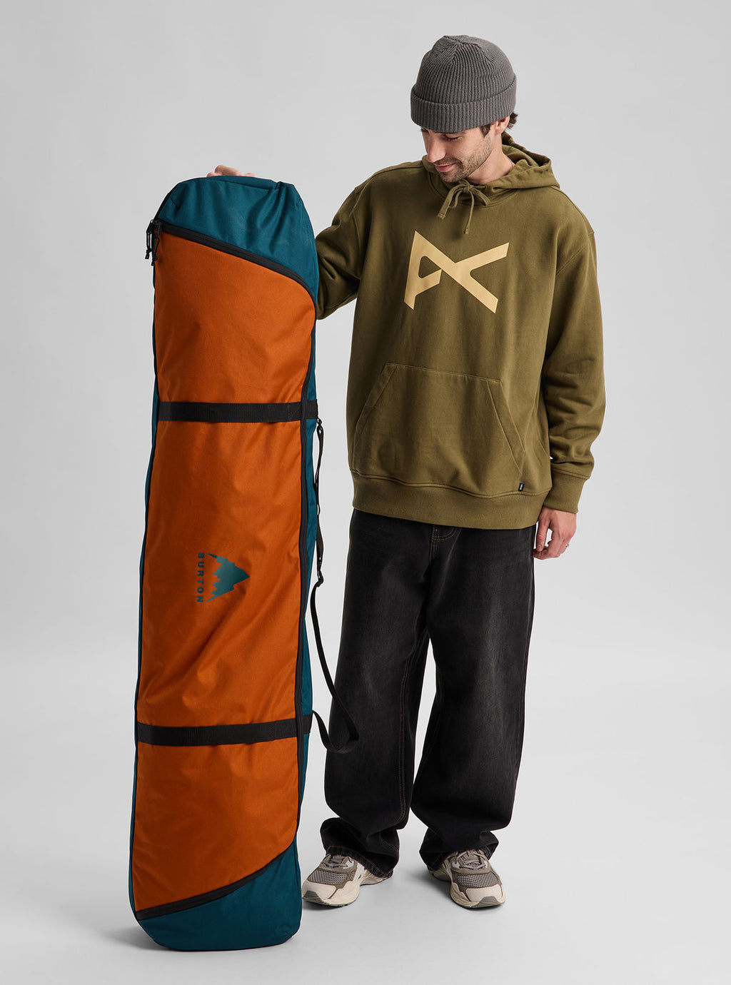 Burton Space Sack Snowboard Bag - Spiced Chai/Atlantic Teal - Burton Equipment Bags - alternate view 4