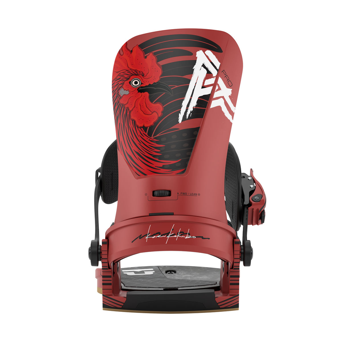 Union Atlas Pro Snowboard Bindings - Kazu Kokubo - Union Bindings Strap - alternate view 3