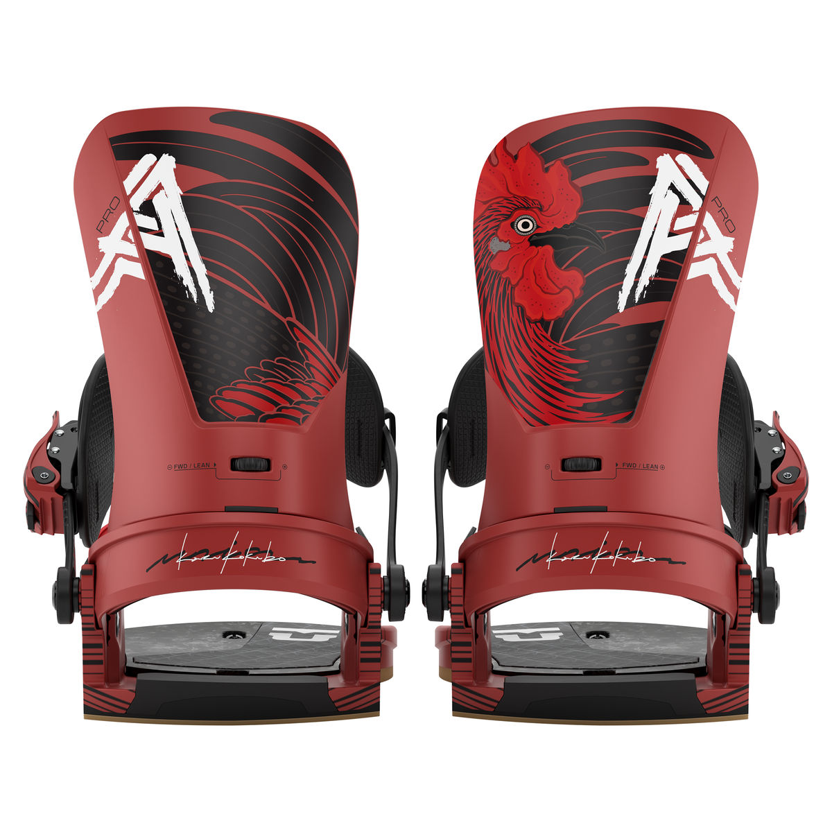 Union Atlas Pro Snowboard Bindings - Kazu Kokubo - Union Bindings Strap - alternate view 5