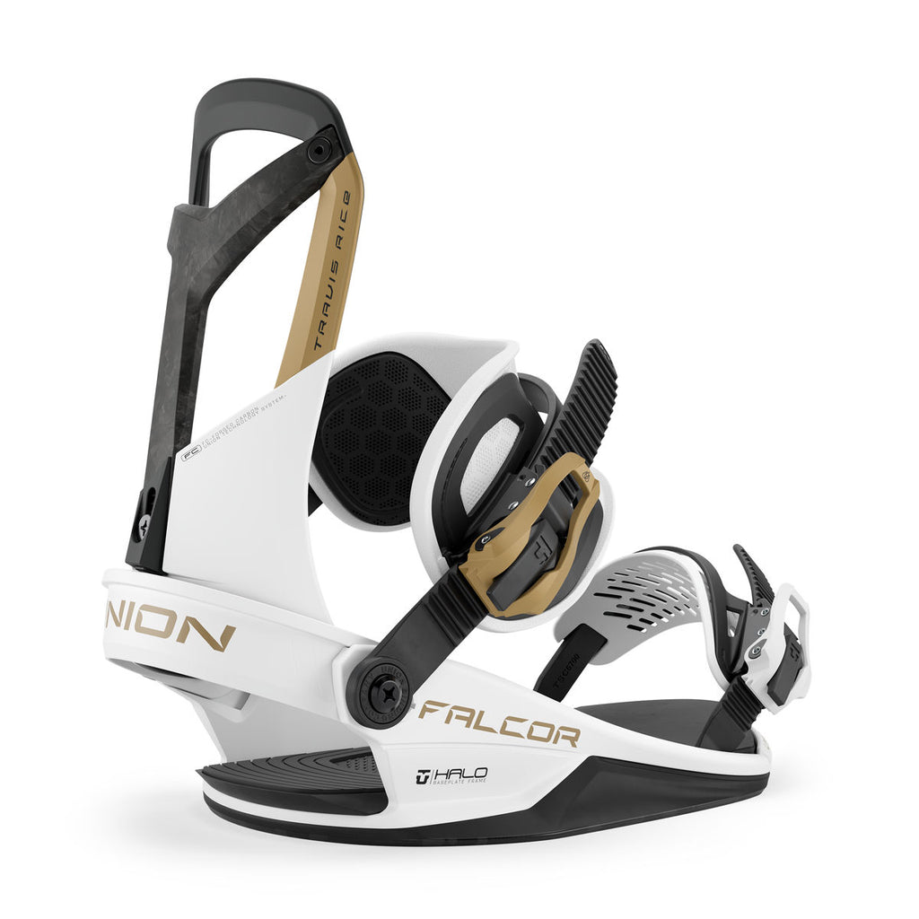 Union Falcor Snowboard Bindings - Bianco - Union Bindings Strap