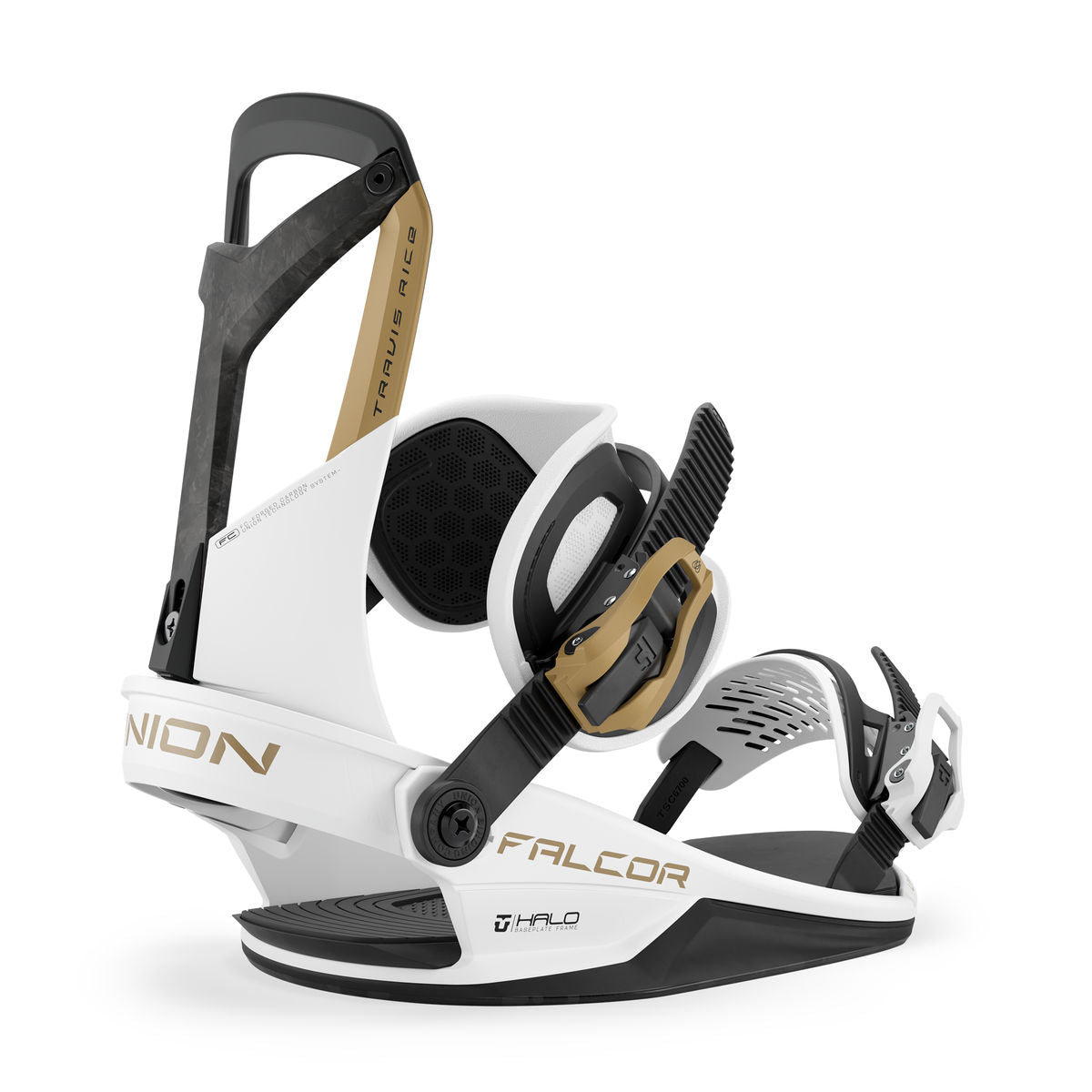 Union Falcor Snowboard Bindings - Bianco - Union Bindings Strap