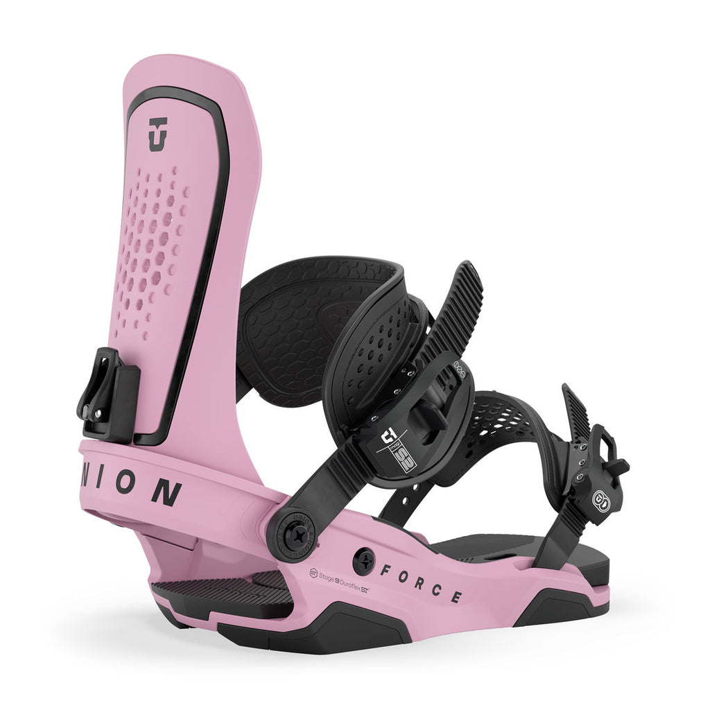 Men's Union Force Snowboard Bindings - Pink - Union Bindings Strap