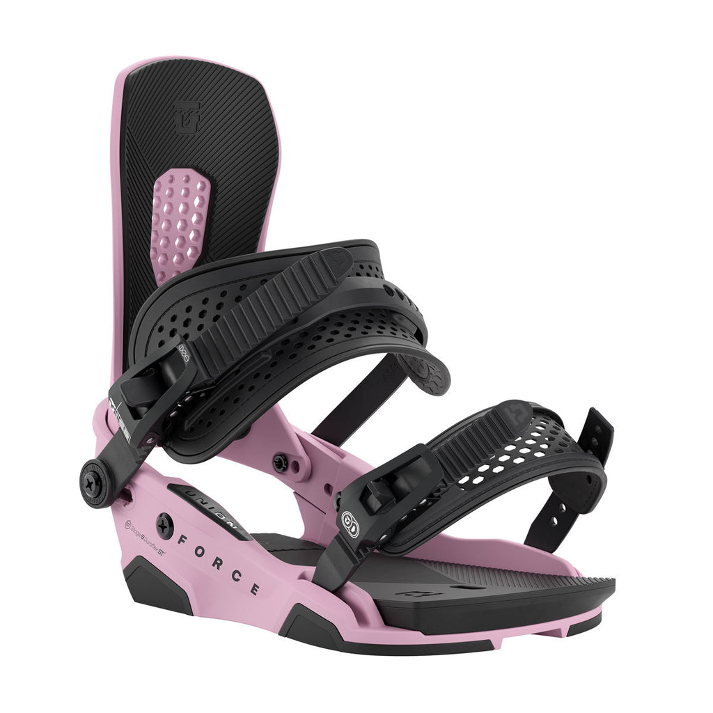 Men's Union Force Snowboard Bindings - Pink - Union Bindings Strap - alternate view 2
