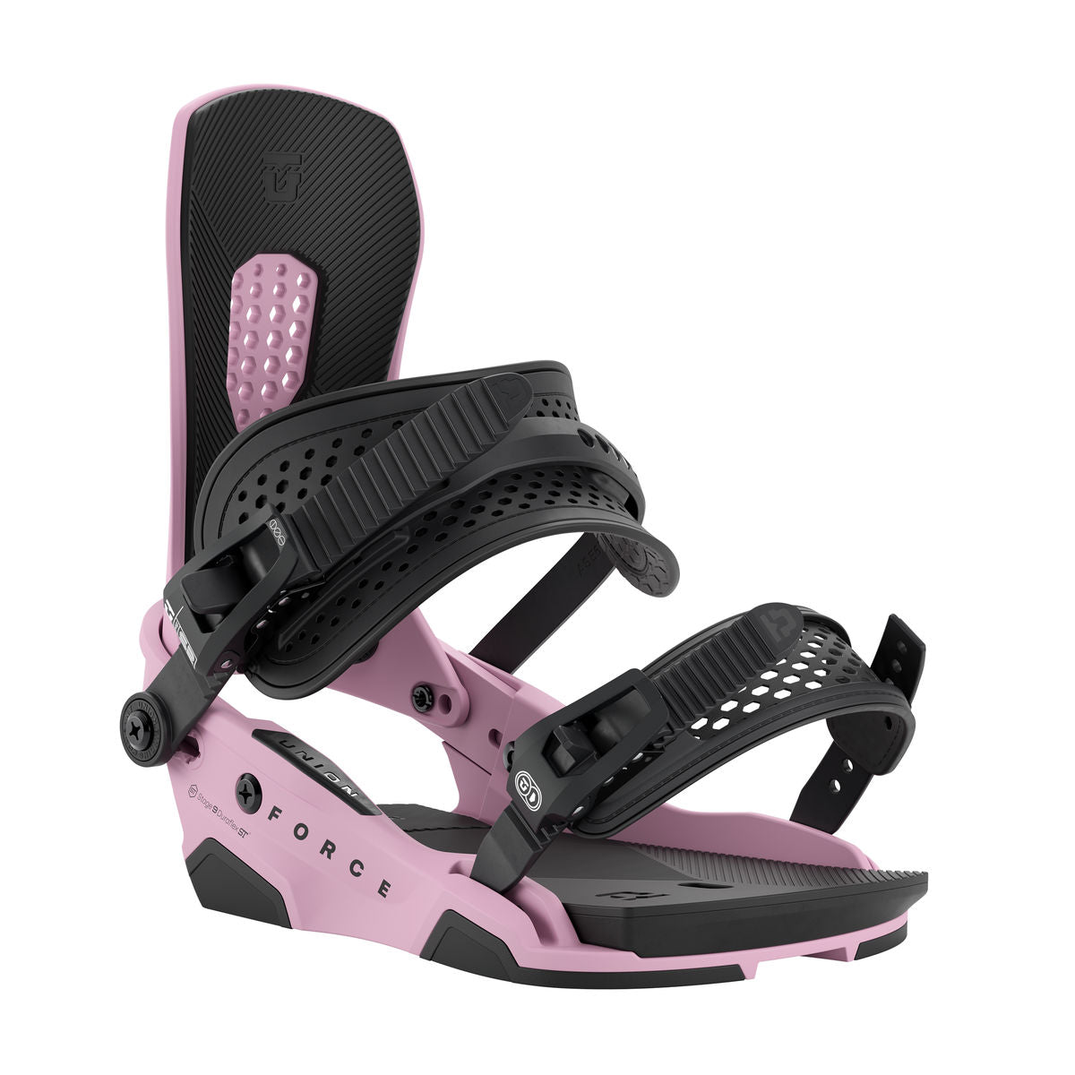 Men's Union Force Snowboard Bindings - Pink - Union Bindings Strap - alternate view 2
