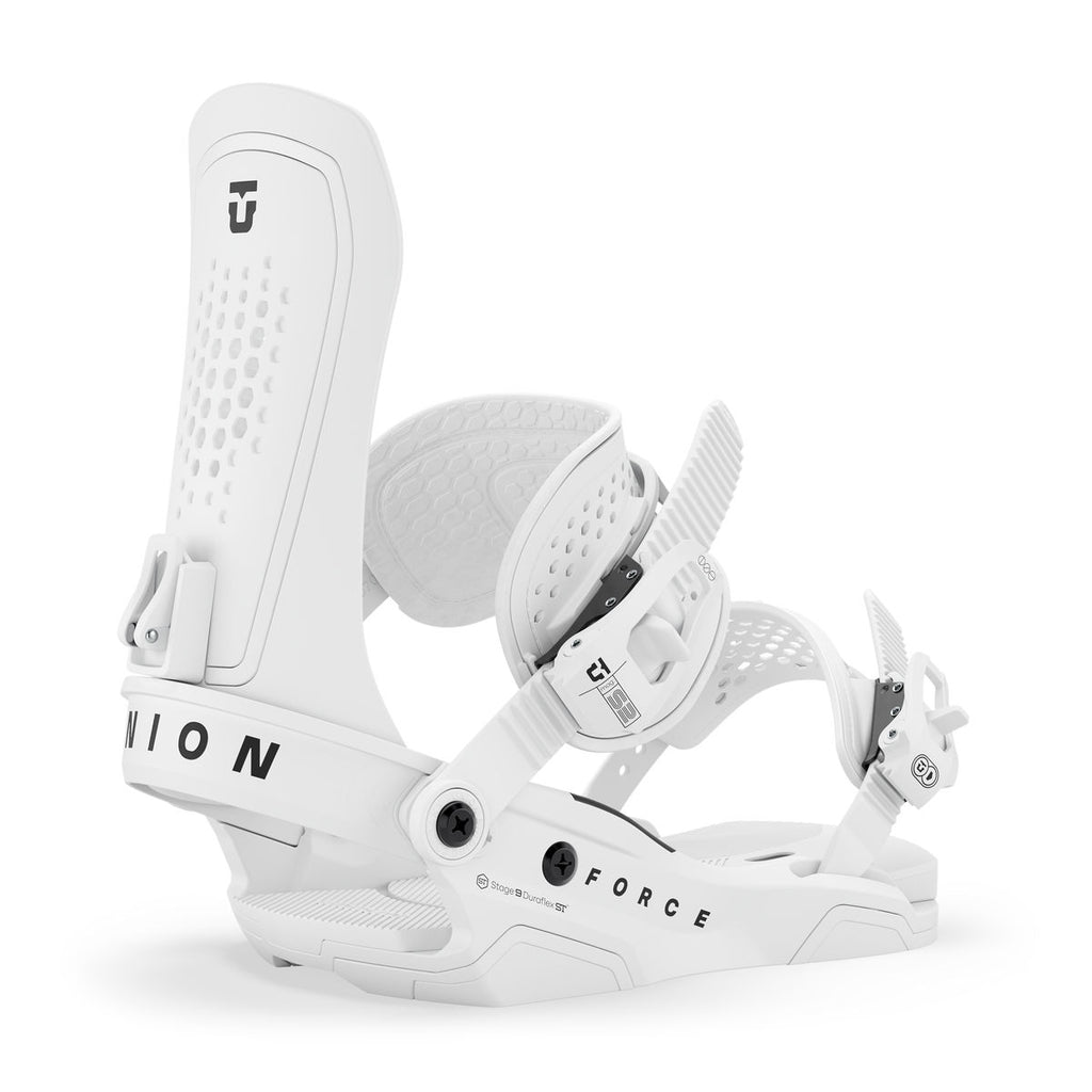 Men's Union Force Snowboard Bindings - White - Union Bindings Strap