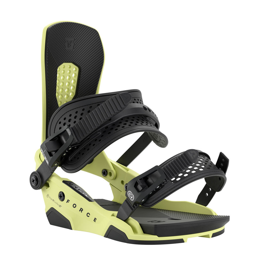 Men's Union Force Snowboard Bindings - Yellow - Union Bindings Strap - alternate view 2