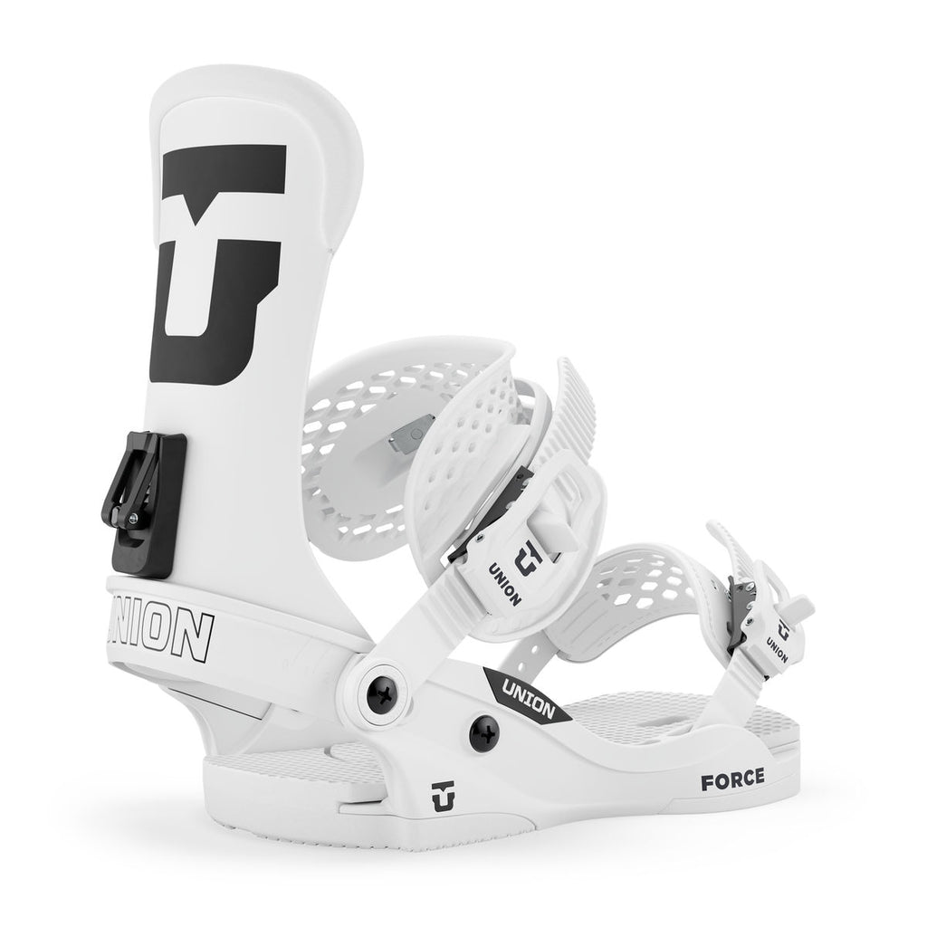 Men's Union Force Classic Snowboard Bindings - White - Union Bindings Strap