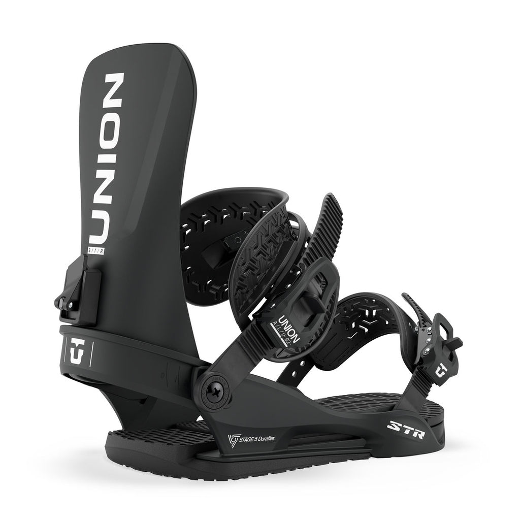 Men's Union STR Snowboard Bindings - Black - Union Bindings Strap