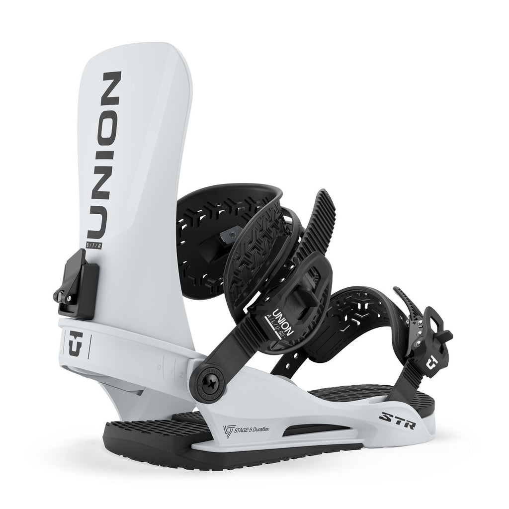 Men's Union STR Snowboard Bindings - Grey - Union Bindings Strap