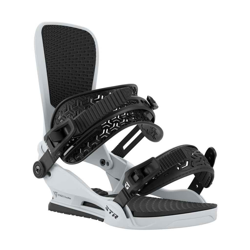 Men's Union STR Snowboard Bindings - Grey - Union Bindings Strap - alternate view 2
