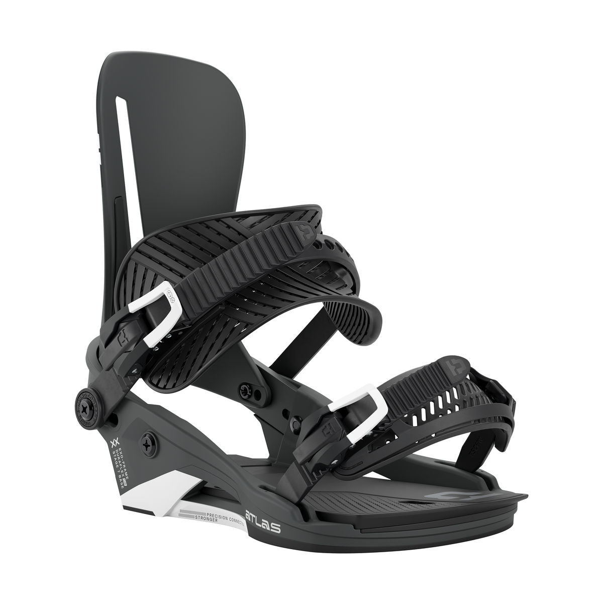 Union Atlas Snowboard Bindings - Black - Union Bindings Strap - alternate view 2