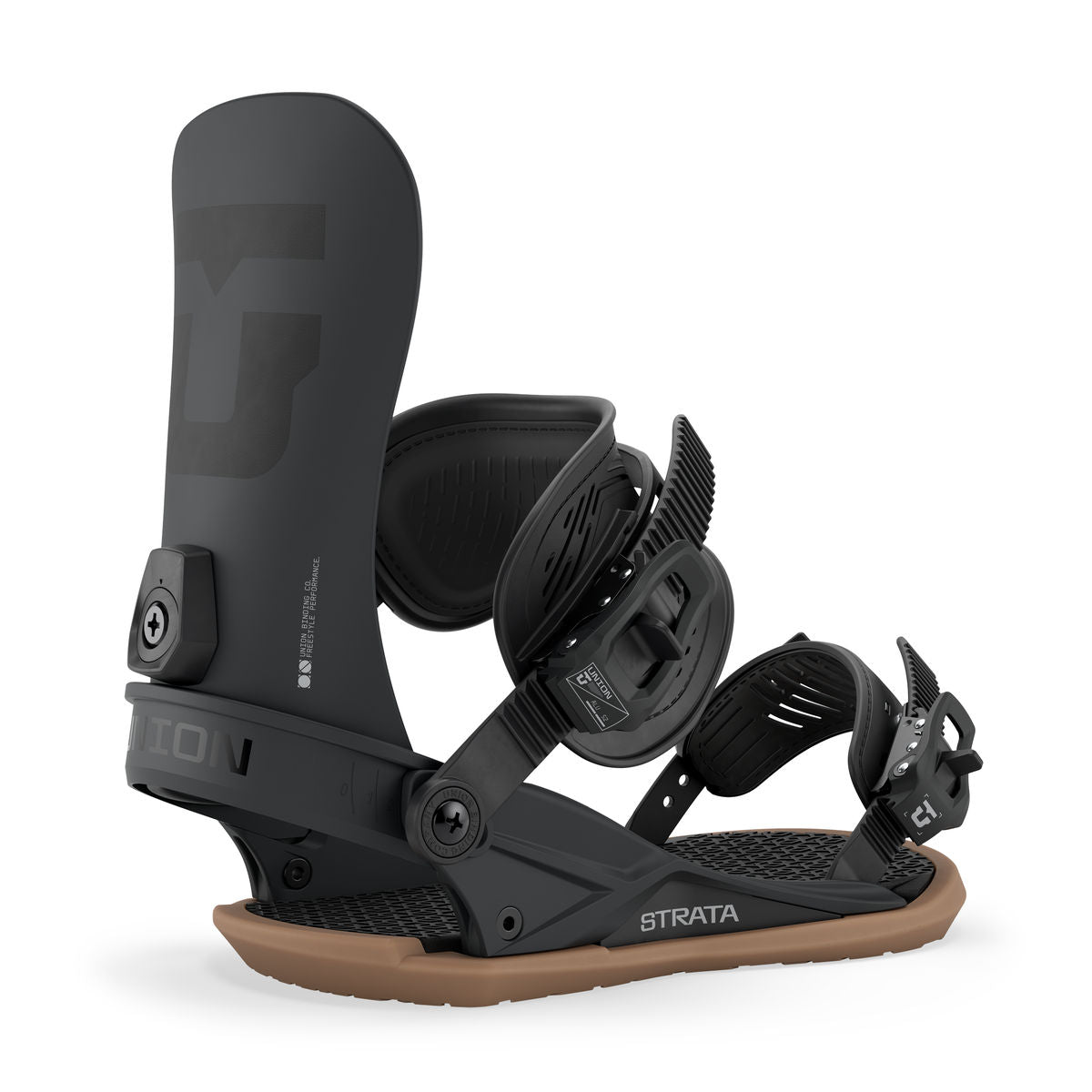 Men's Union Strata Snowboard Bindings - Black - Union Bindings Strap