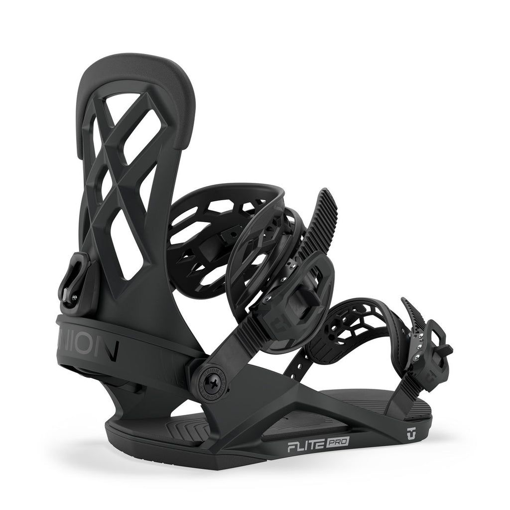 Men's Union Flite Pro Snowboard Bindings - Black - Union Bindings Strap