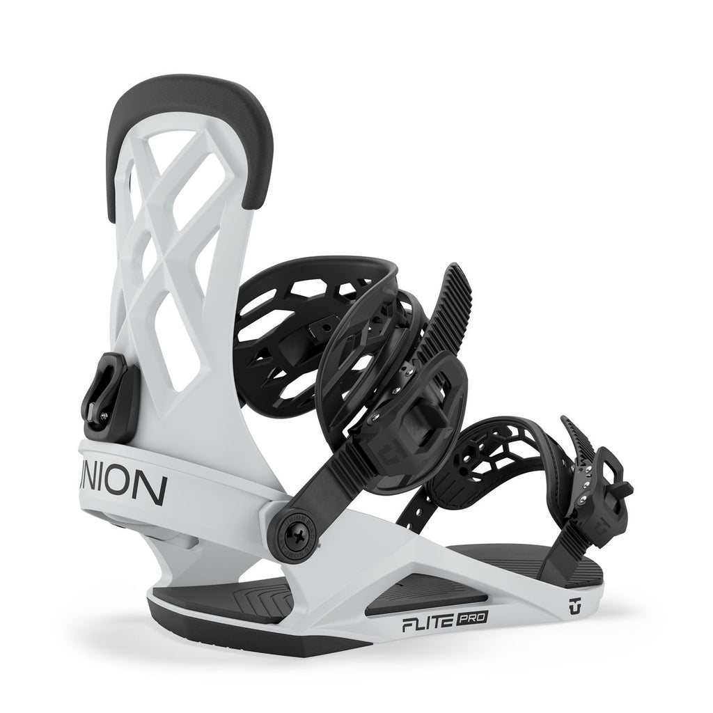 Men's Union Flite Pro Snowboard Bindings - Grey - Union Bindings Strap