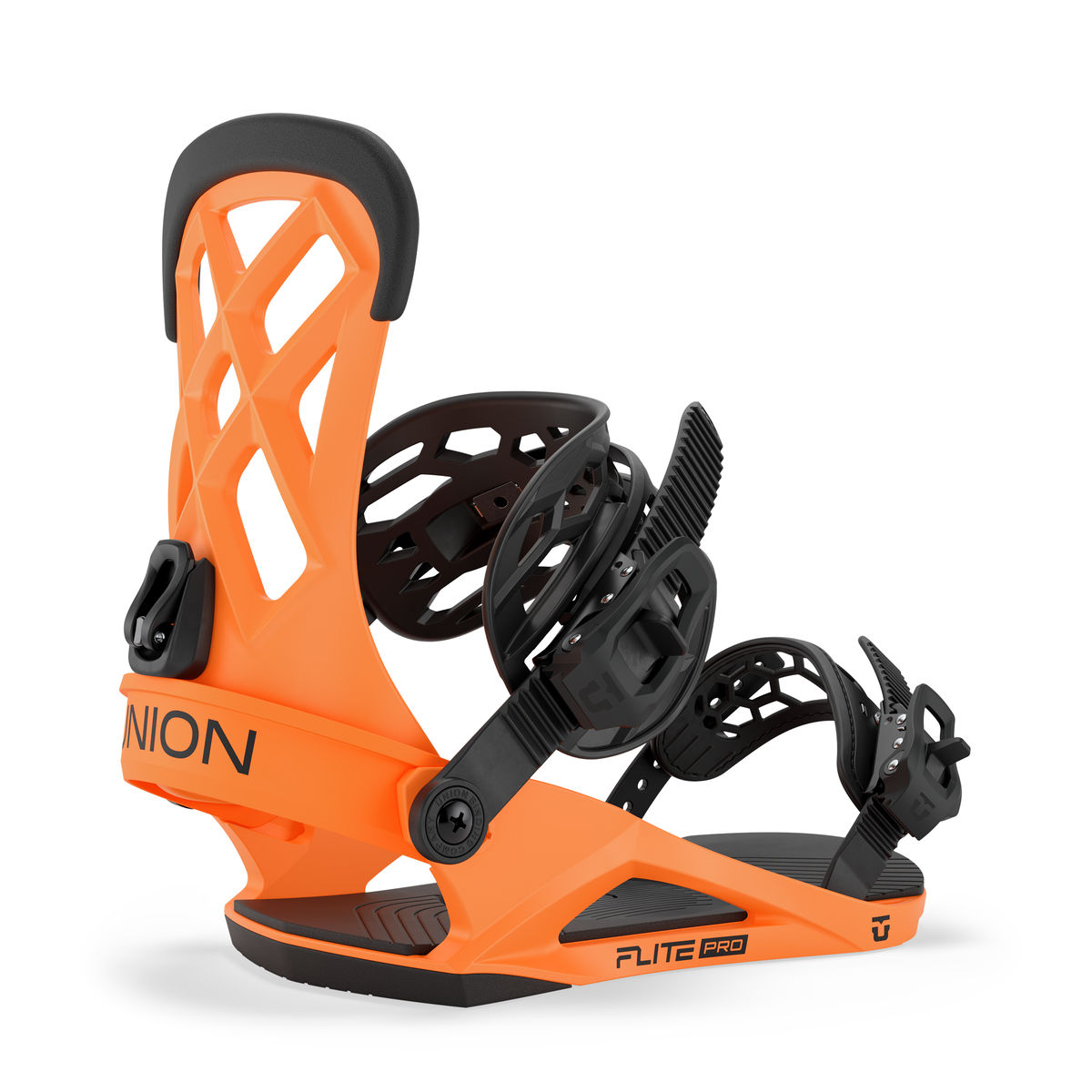 Men's Union Flite Pro Snowboard Bindings - Orange - Union Bindings Strap