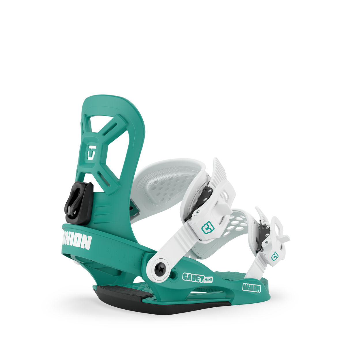 Kids' Union Cadet Mini Snowboard Bindings - Teal - Union Bindings Strap