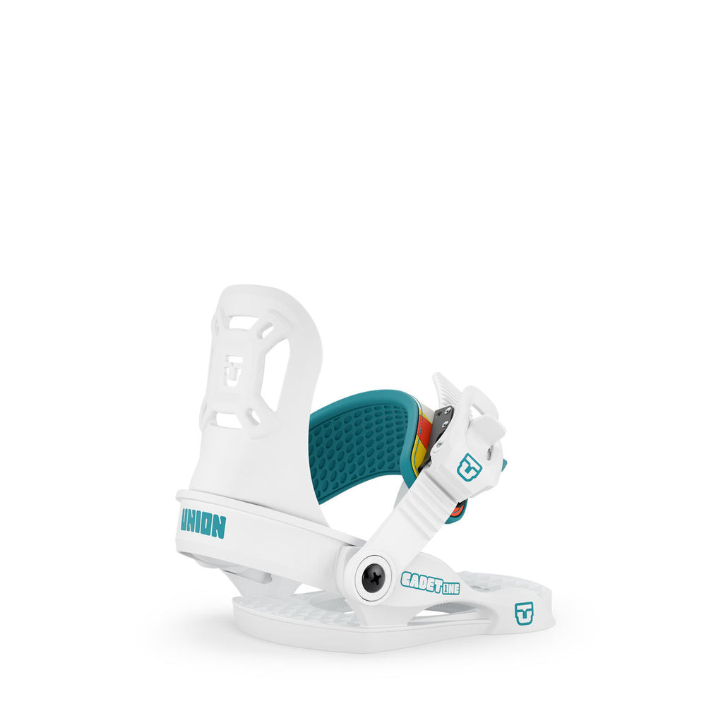 Kids' Union Cadet One Snowboard Bindings - White - Union Bindings Strap