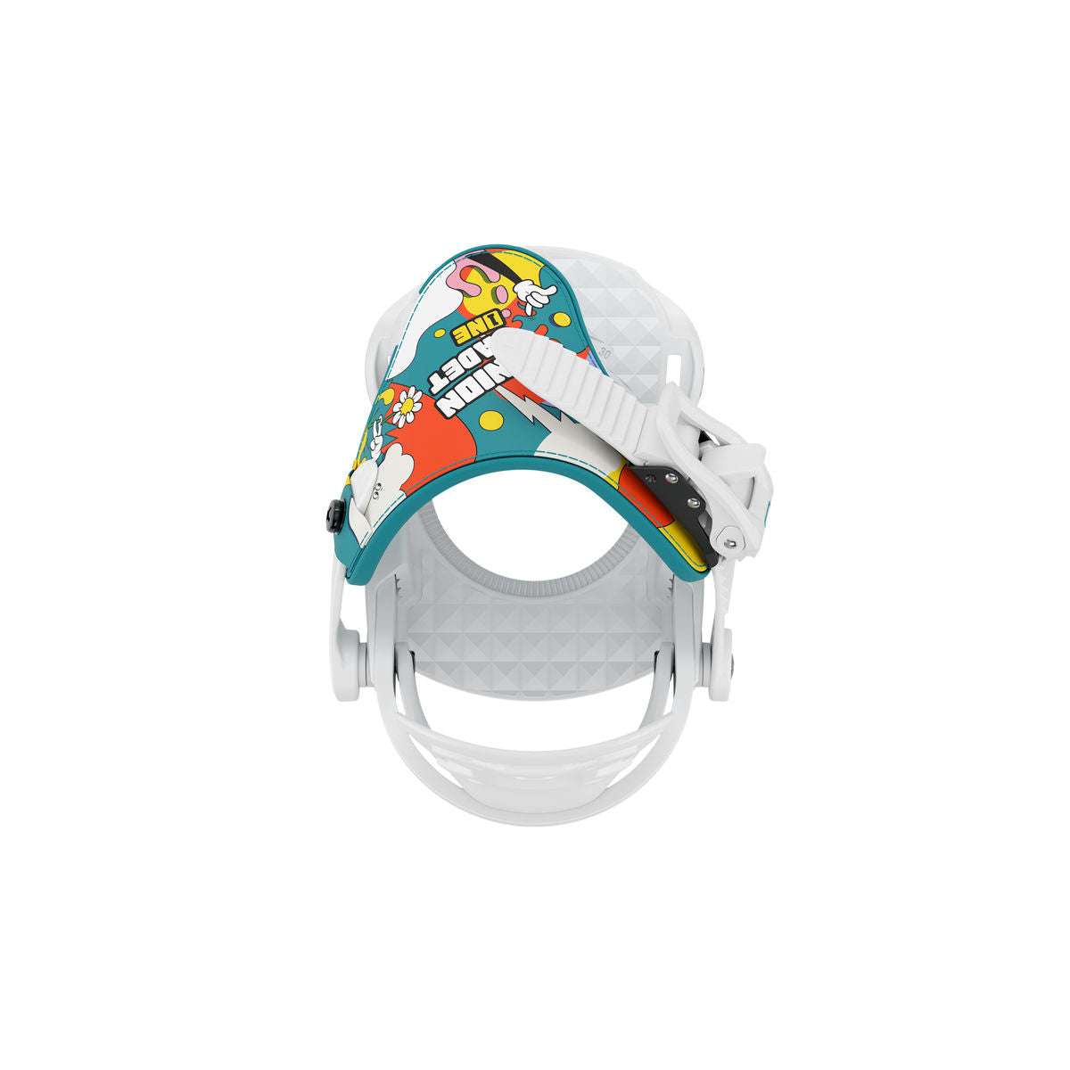 Kids' Union Cadet One Snowboard Bindings - White - Union Bindings Strap - alternate view 4