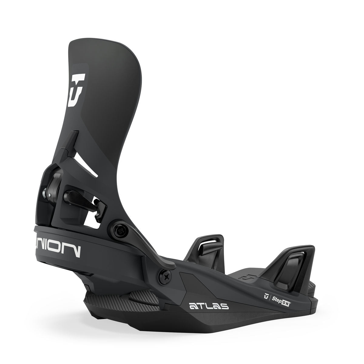 Men's Union Atlas Step On Snowboard Bindings - Black - Union Bindings Step On