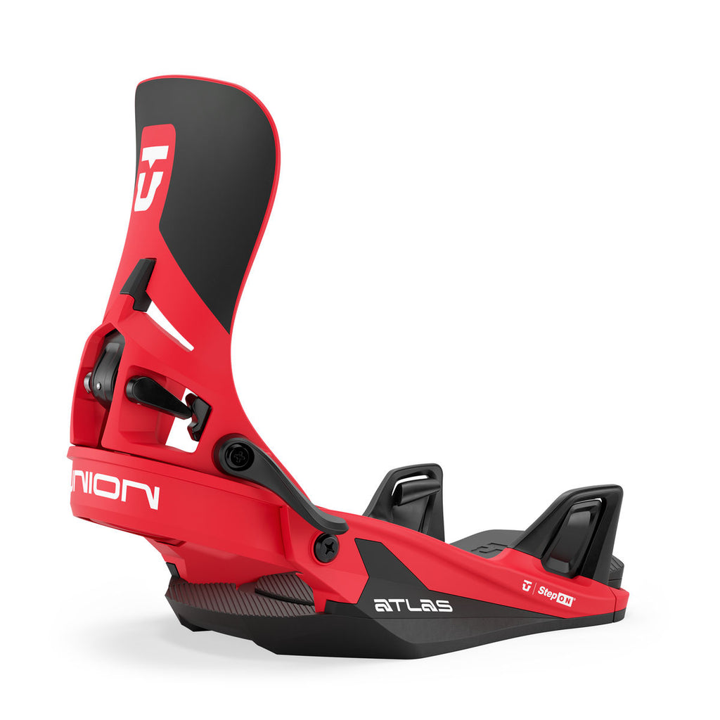 Men's Union Atlas Step On Snowboard Bindings - Red - Union Bindings Step On