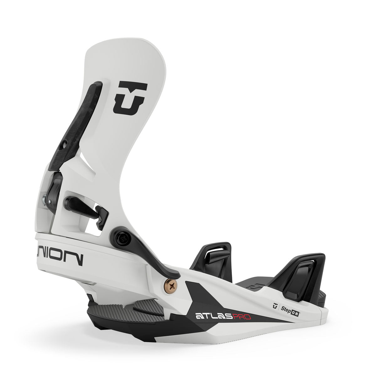 Men's Union Atlas Pro Step On Snowboard Bindings - Stone - Union Bindings Step On