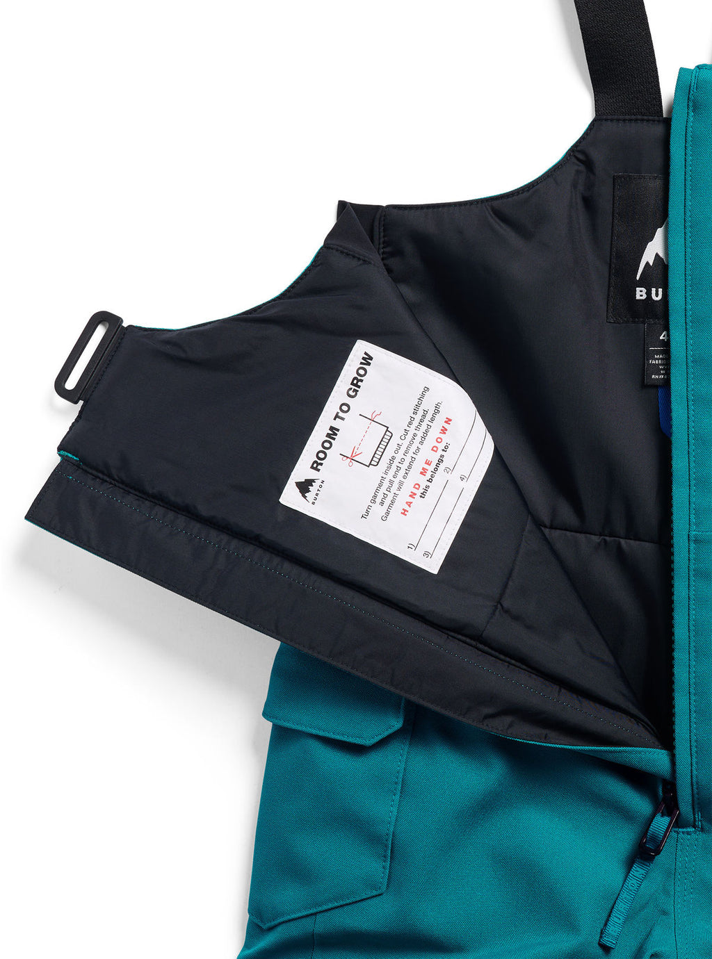 Toddlers' Burton Maven 2L Bib Pants - Pacific Teal - Burton Bibs Outerwear - alternate view 3