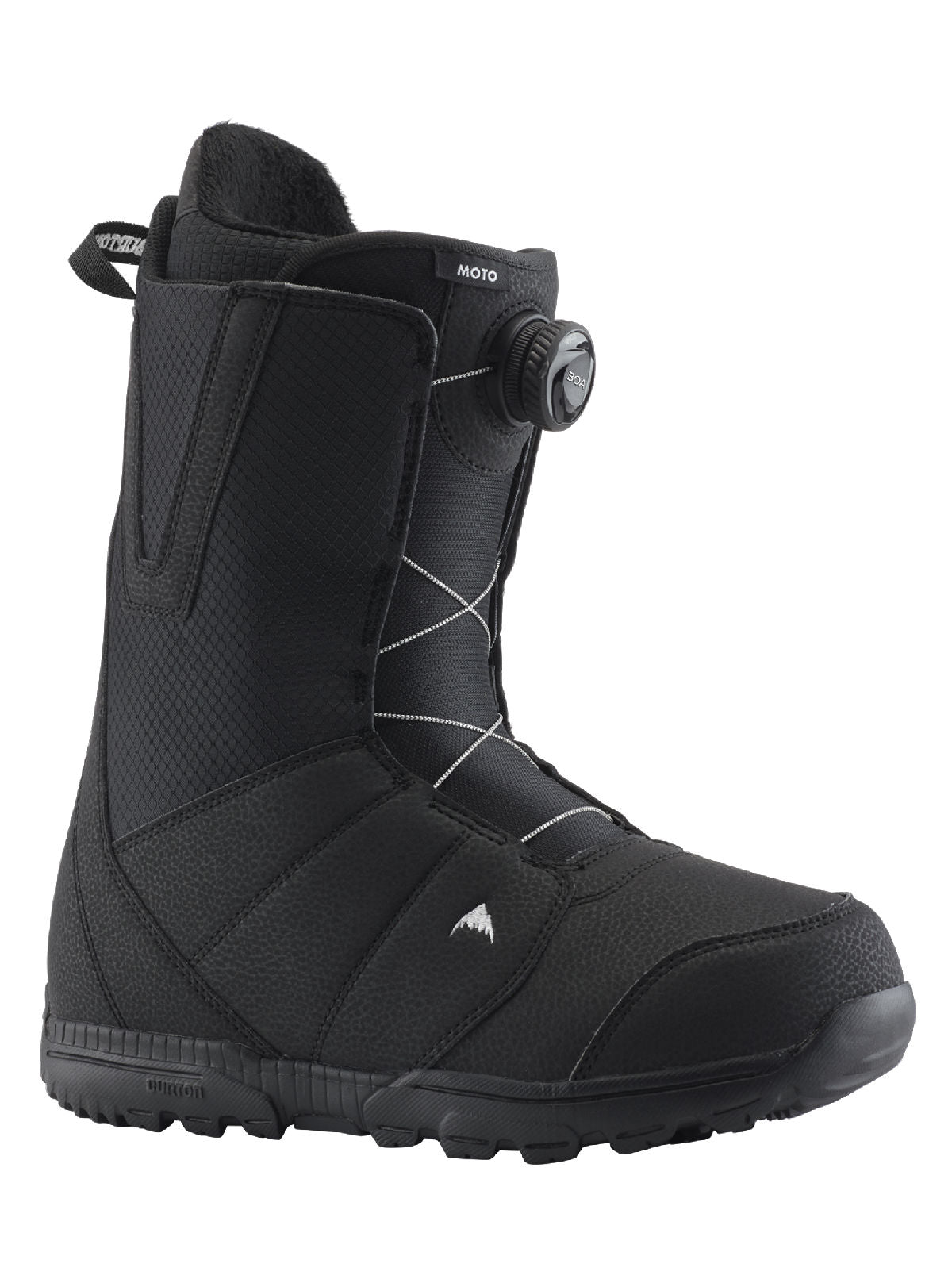 Men's Burton Moto BOA Snowboard Boots - Black - Burton Boots Strap