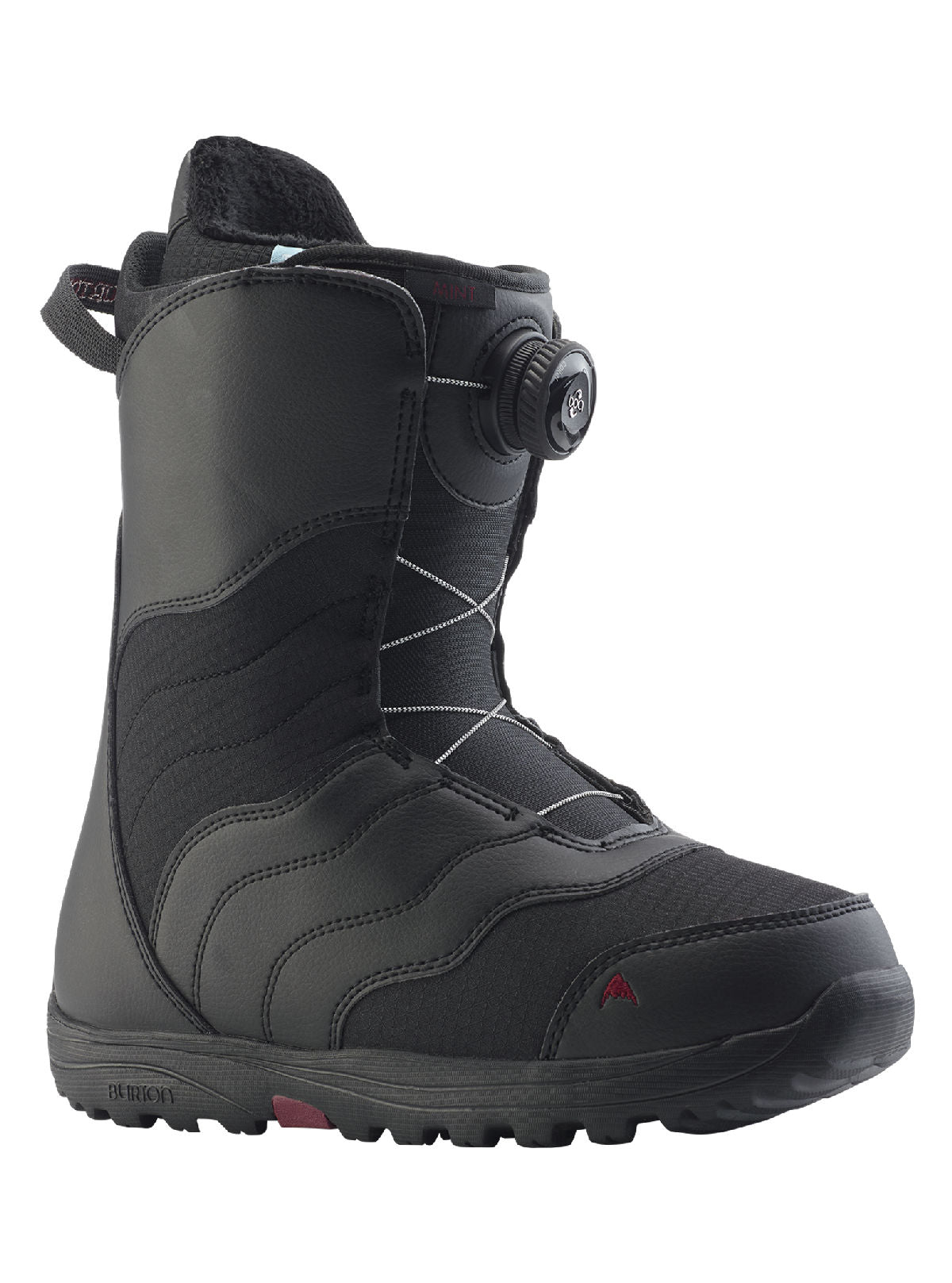 Women's Burton Mint BOA Snowboard Boots - Black - Burton Boots Strap
