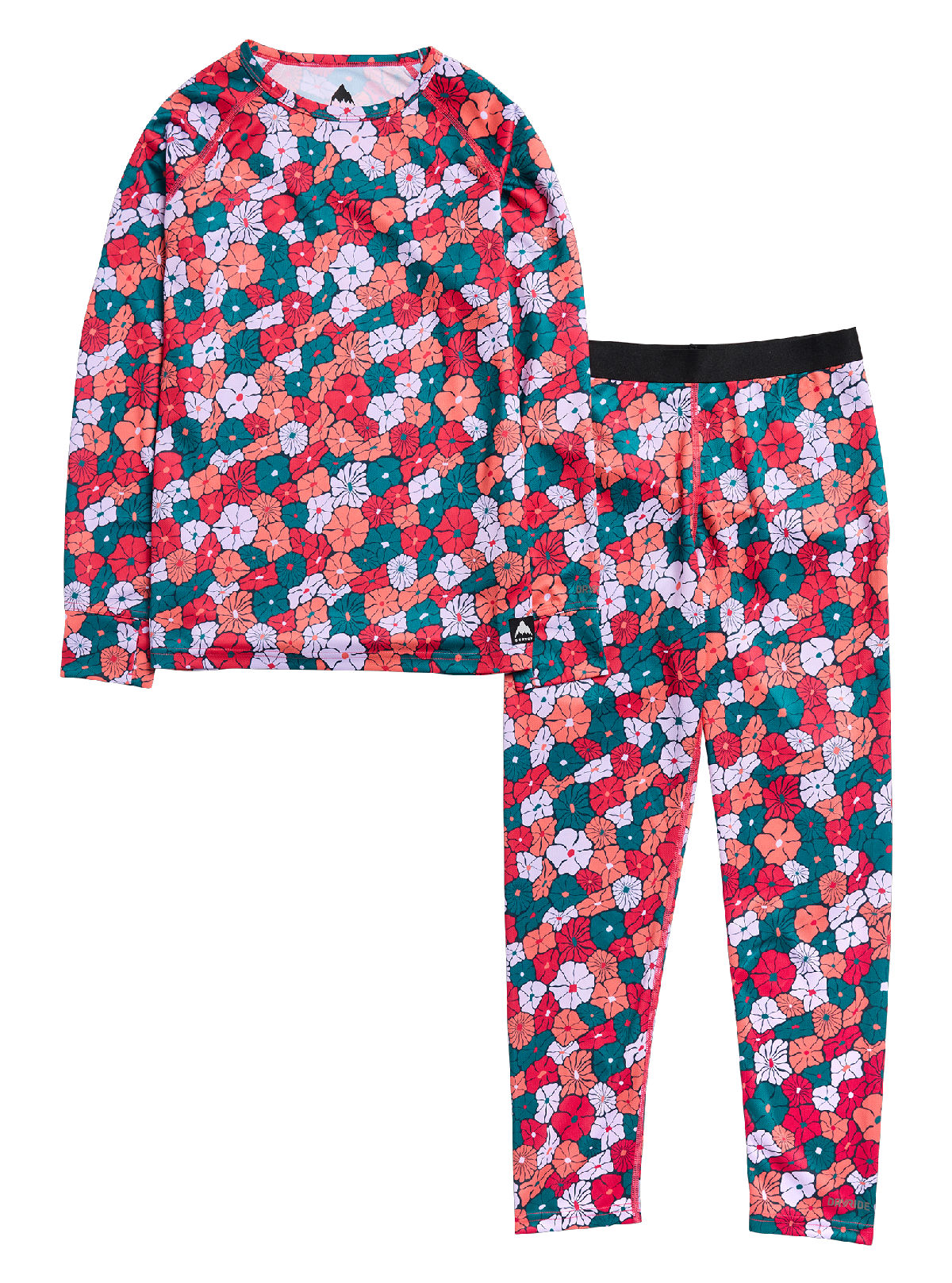 Kids' Burton Lightweight Base Layer Set - Pop Floral - Burton Sets Base