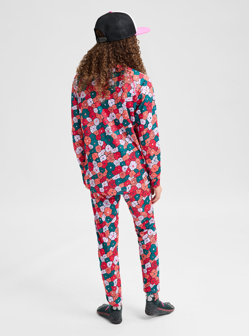 Kids' Burton Lightweight Base Layer Set - Pop Floral - Burton Sets Base - alternate view 5