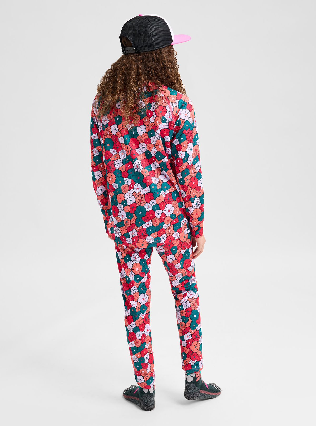 Kids' Burton Lightweight Base Layer Set - Pop Floral - Burton Sets Base - alternate view 5