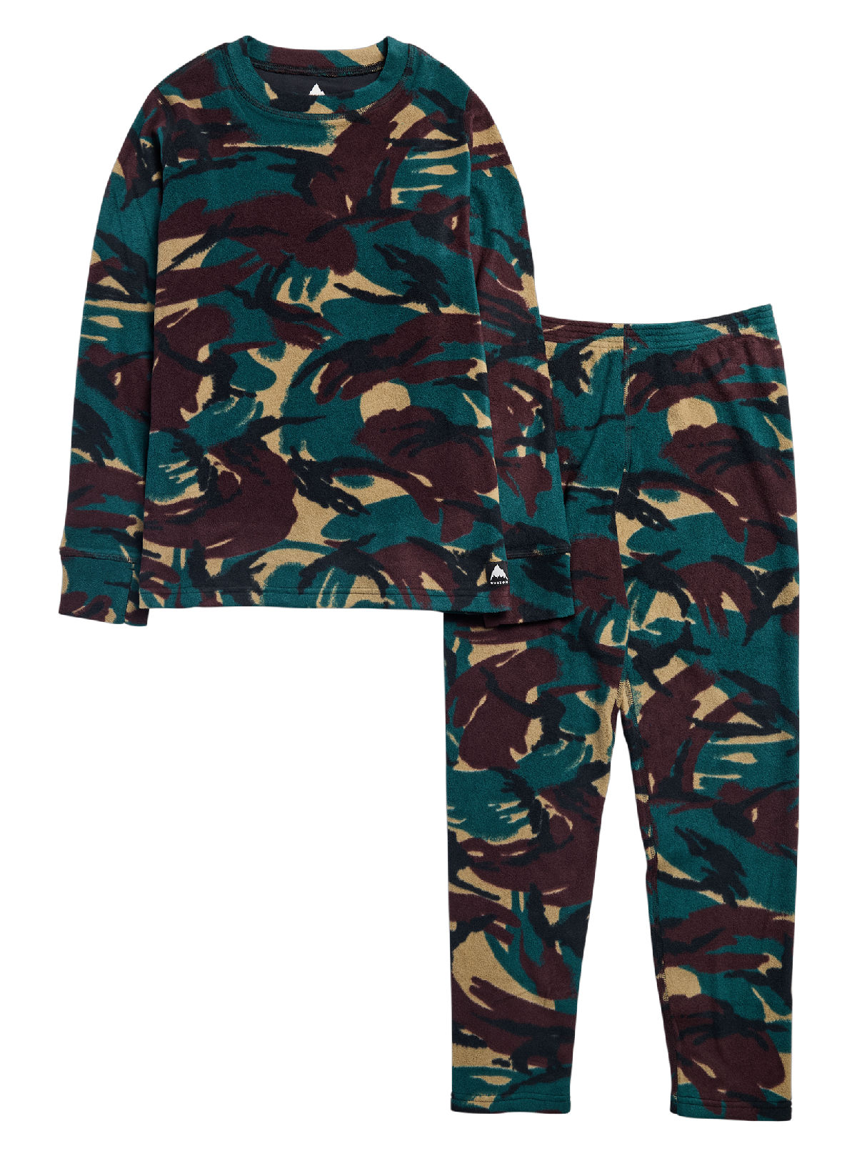 Kids' Burton Fleece Base Layer Set - Seersucker Camo - Burton Sets Base