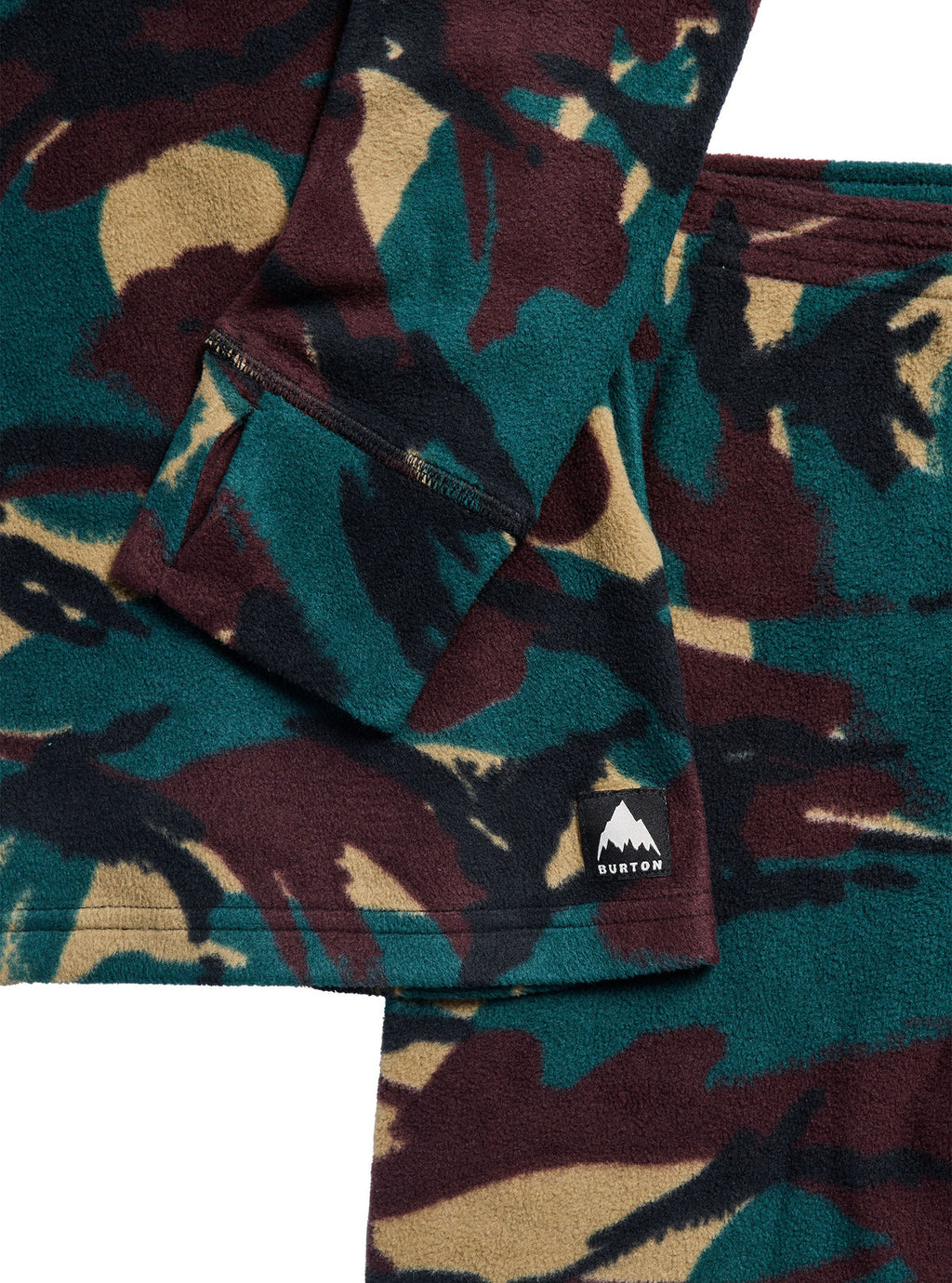 Kids' Burton Fleece Base Layer Set - Seersucker Camo - Burton Sets Base - alternate view 2