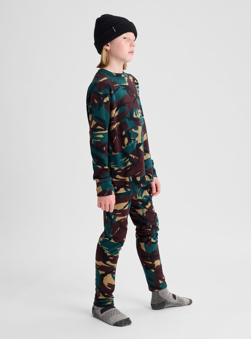 Kids' Burton Fleece Base Layer Set - Seersucker Camo - Burton Sets Base - alternate view 3